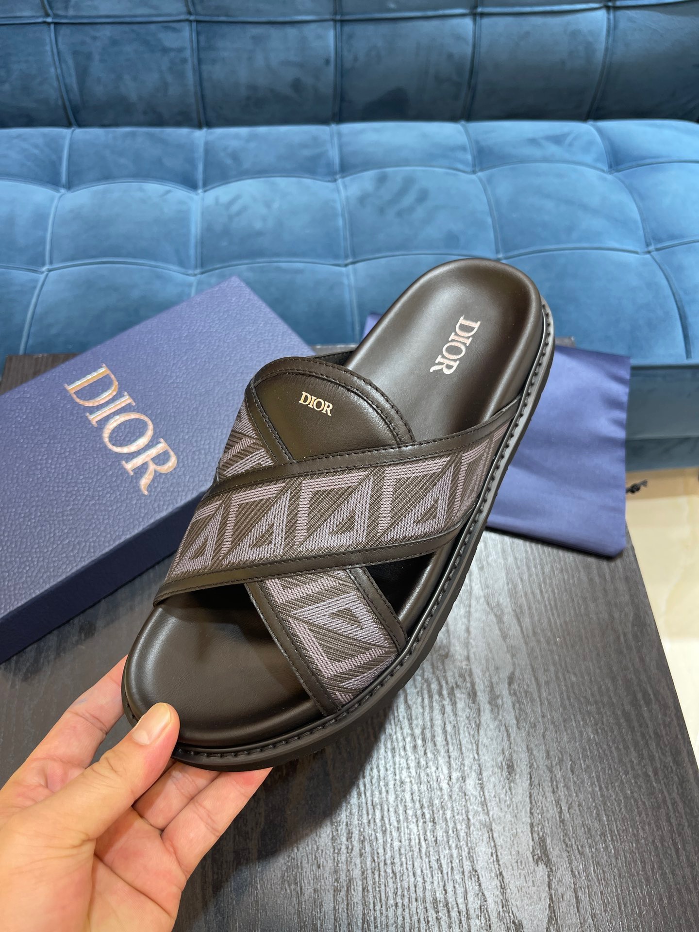 Men D*ior Top Quality slippers