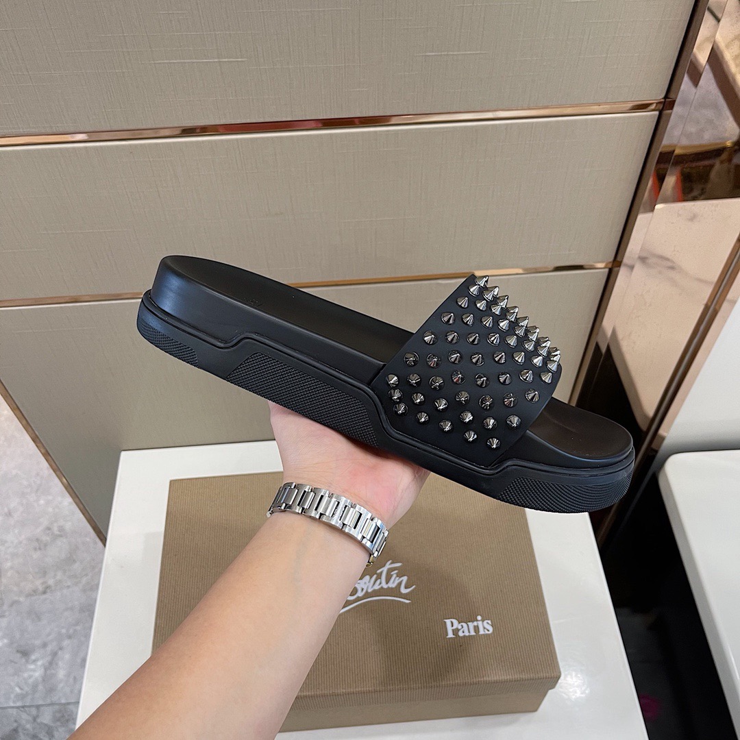 Men C*hristian L*ouboutin Top Quality slippers