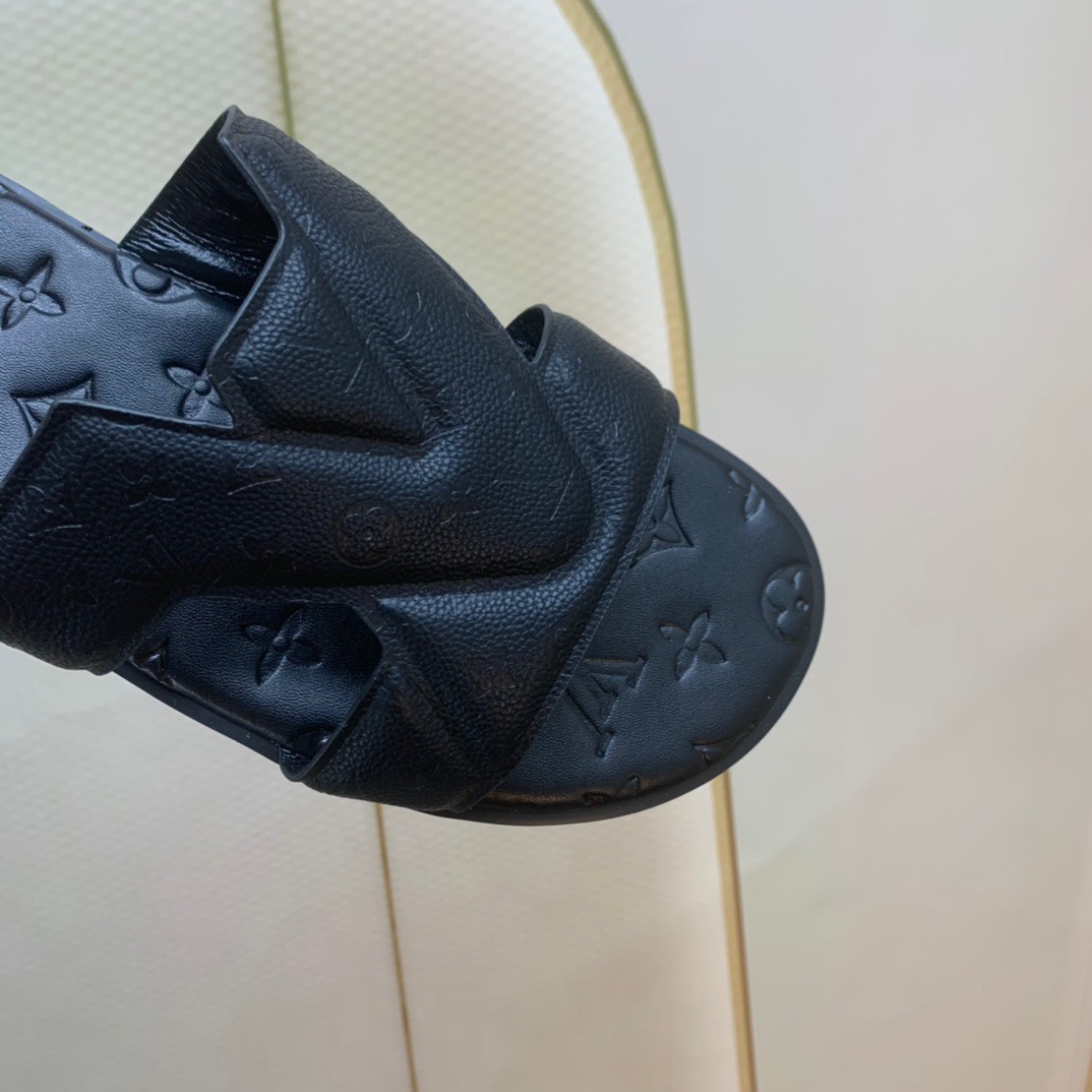 Men L*ouis V*uitton Top Slippers
