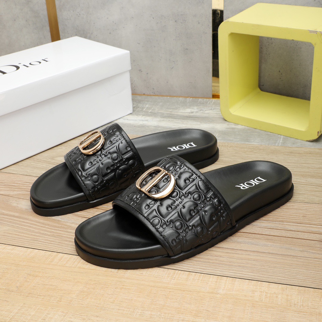 Men D*ior Top Quality slippers