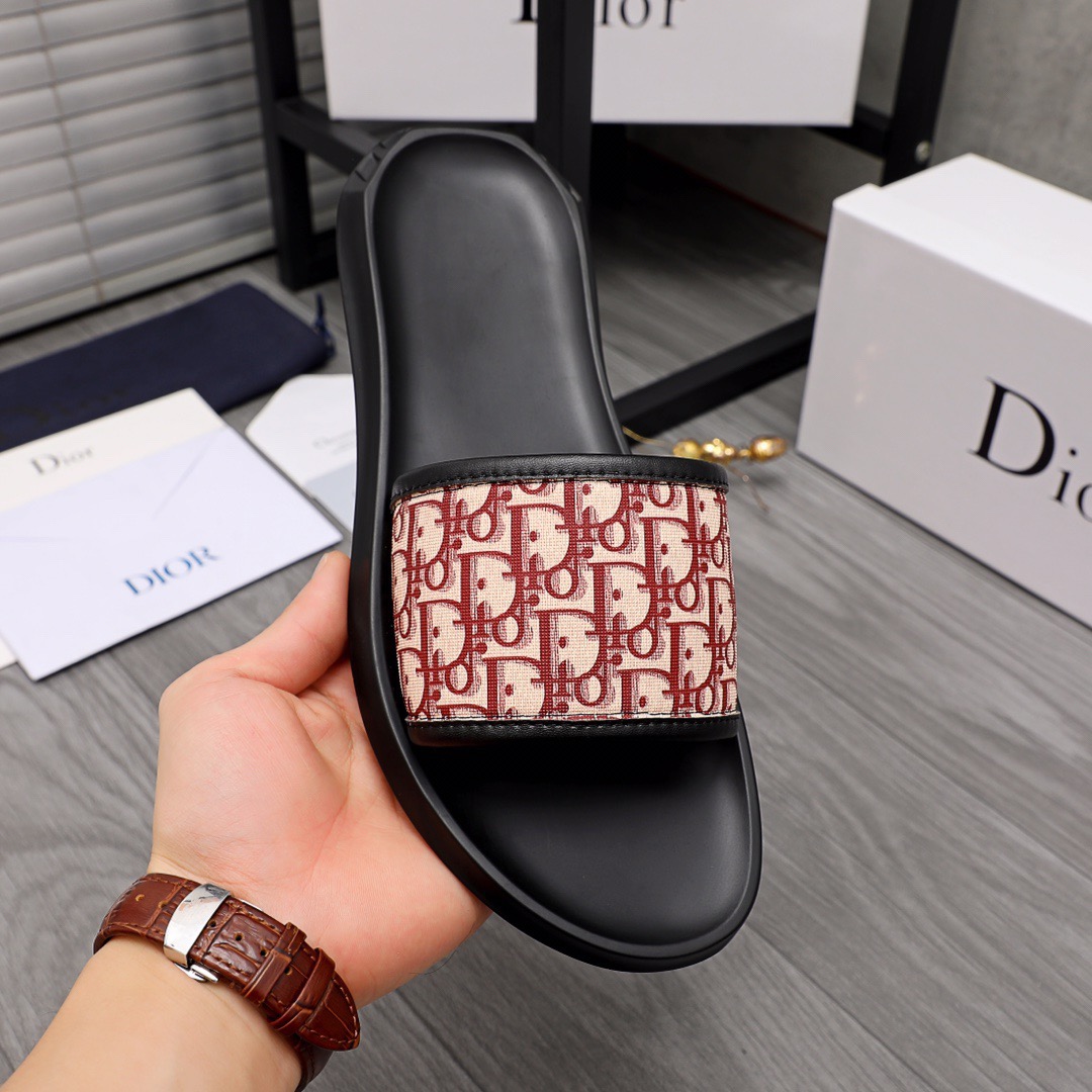 Men D*ior Top Quality slippers