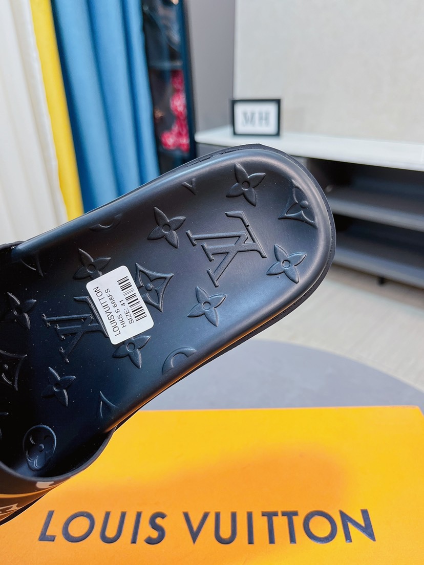 Men L*ouis V*uitton Top Slippers