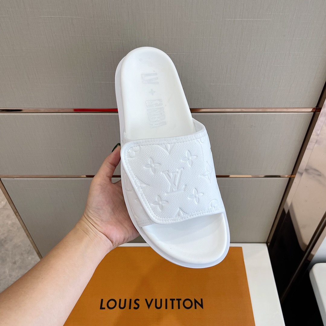Men L*ouis V*uitton Top Slippers