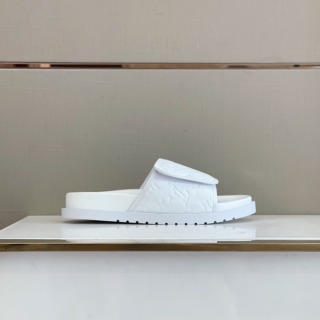 Men L*ouis V*uitton Top Slippers