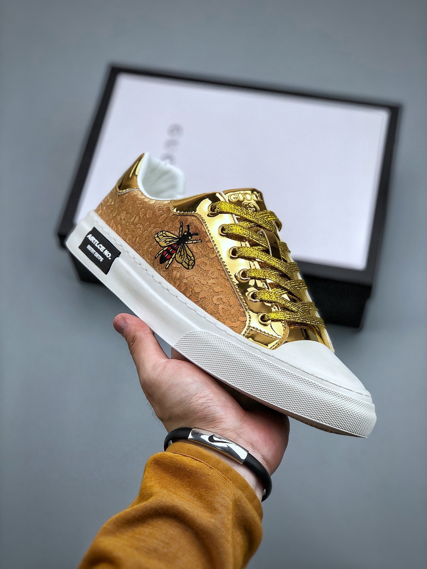 Men G*ucci Top Sneaker