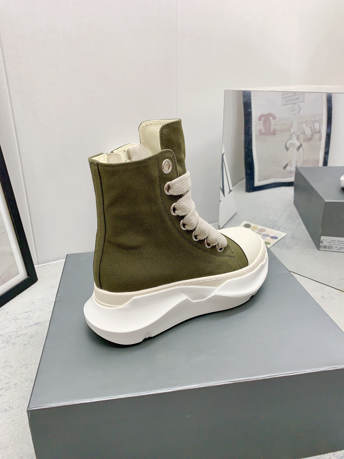 Men Women R*ick O*wens Top Sneaker