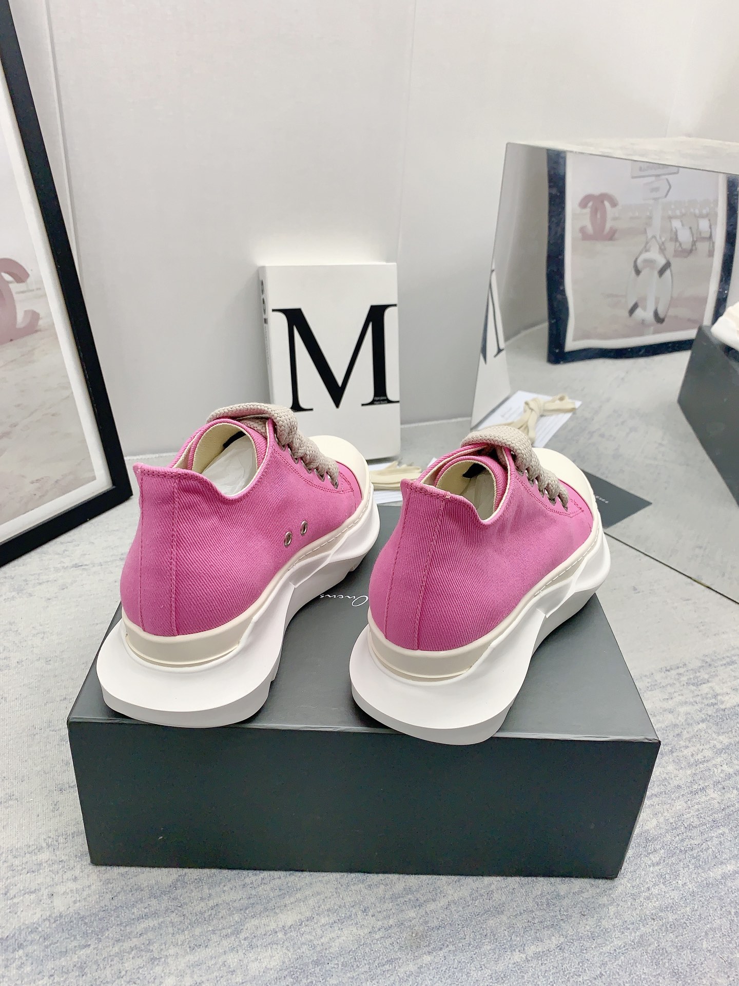 Men Women R*ick O*wens Top Sneaker