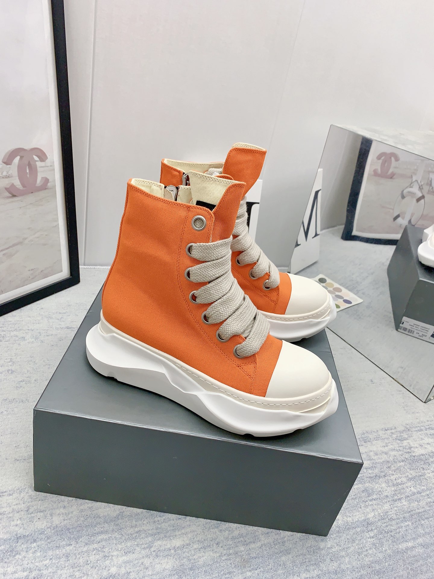 Men Women R*ick O*wens Top Sneaker