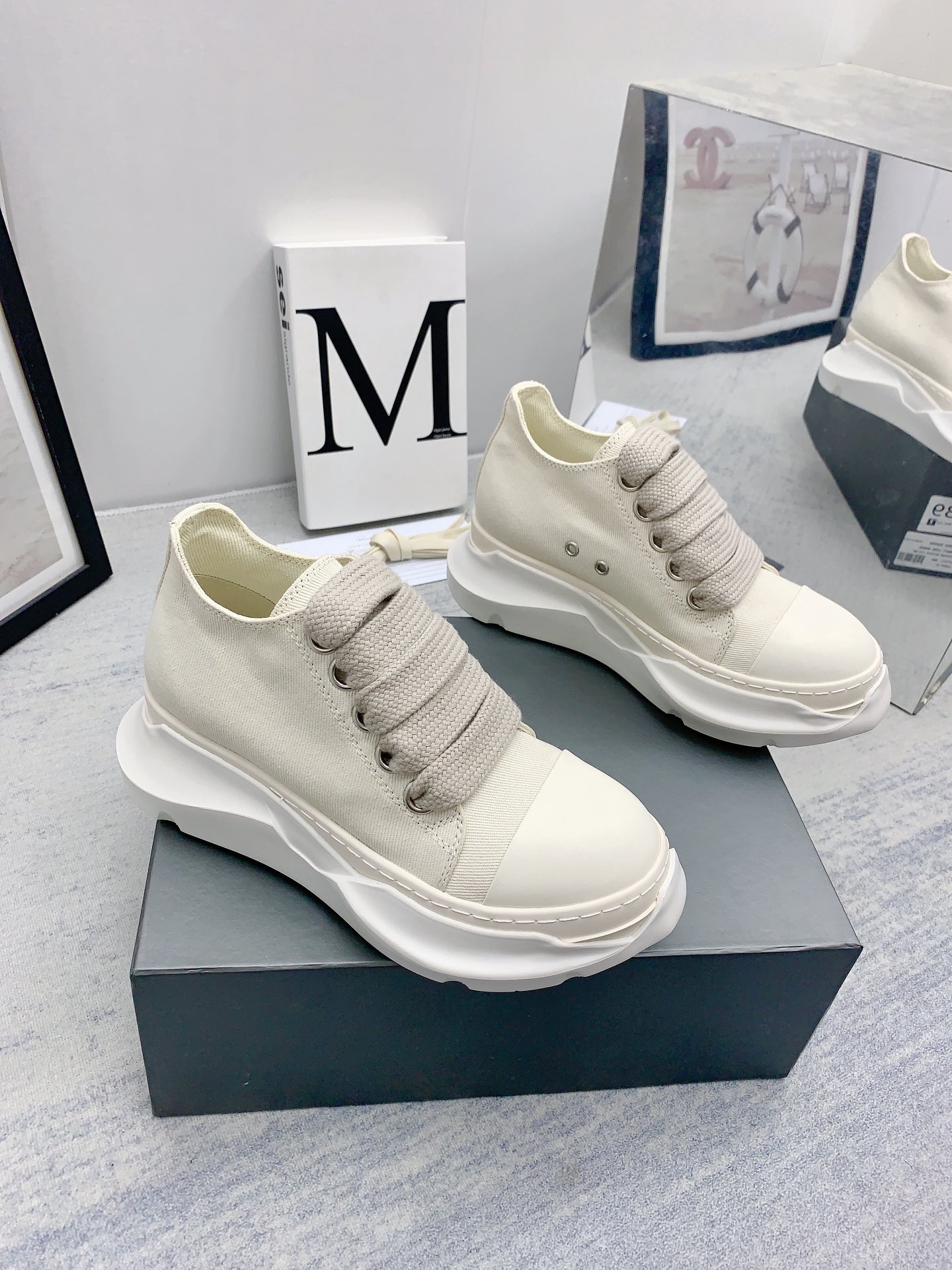 Men Women R*ick O*wens Top Sneaker