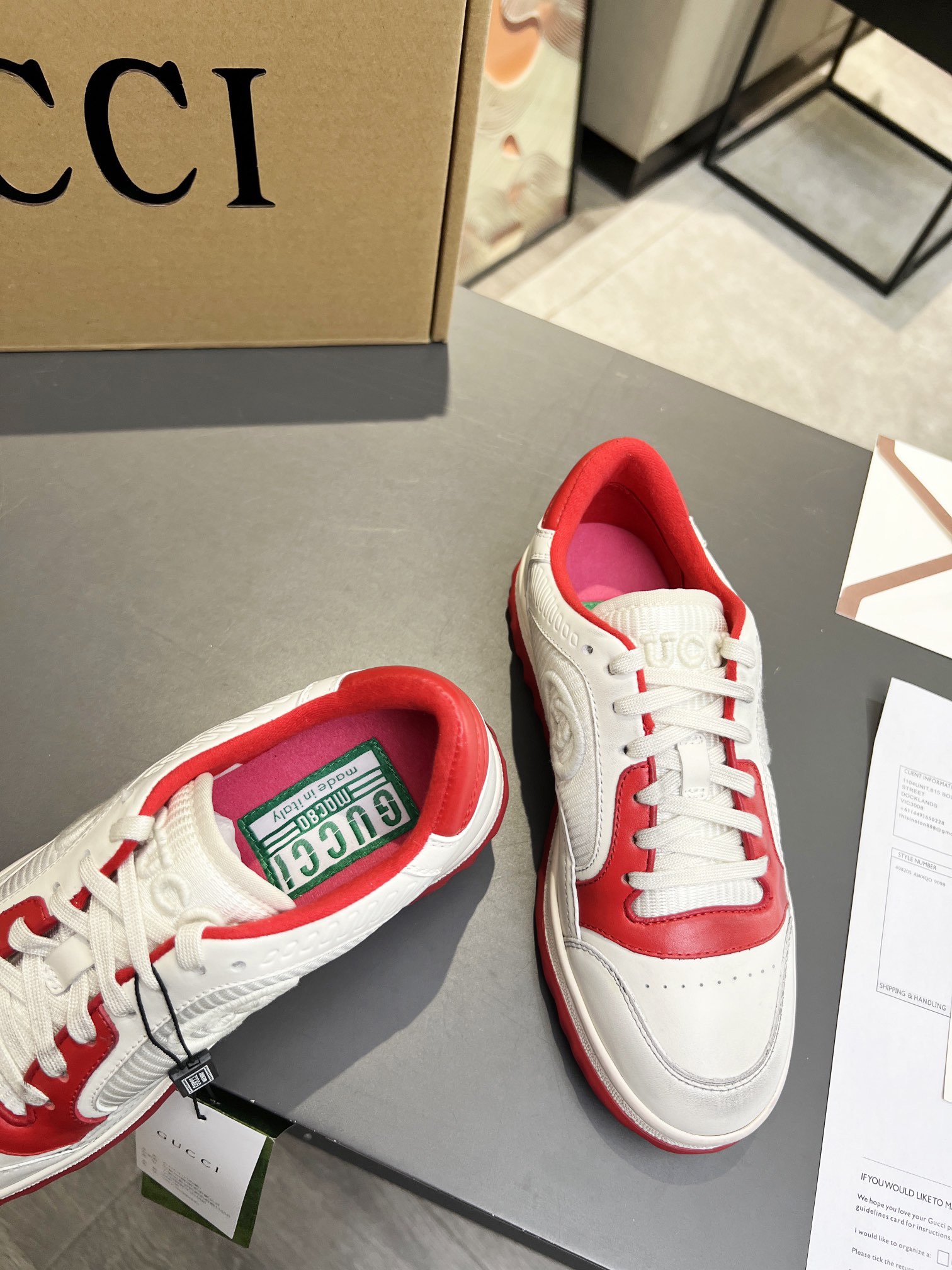 Men Women G*ucci Top Sneaker