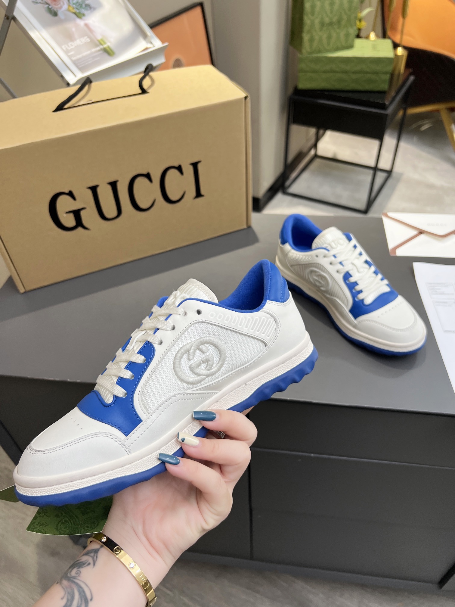 Men Women G*ucci Top Sneaker