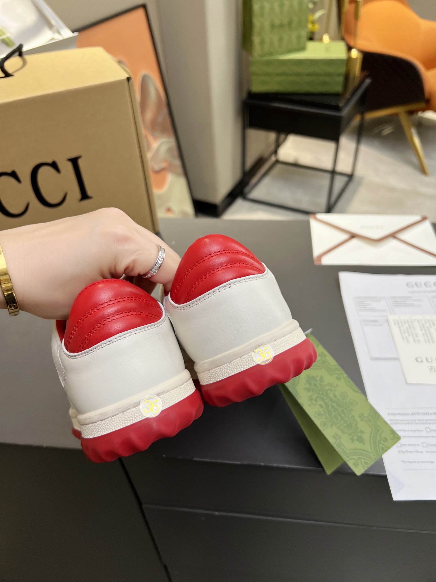 Men Women G*ucci Top Sneaker