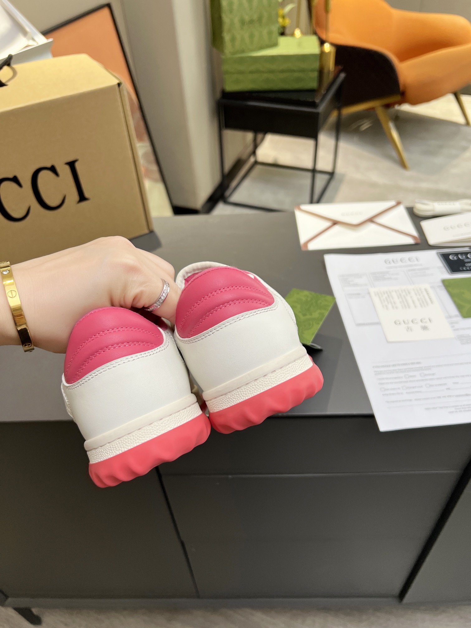 Men Women G*ucci Top Sneaker