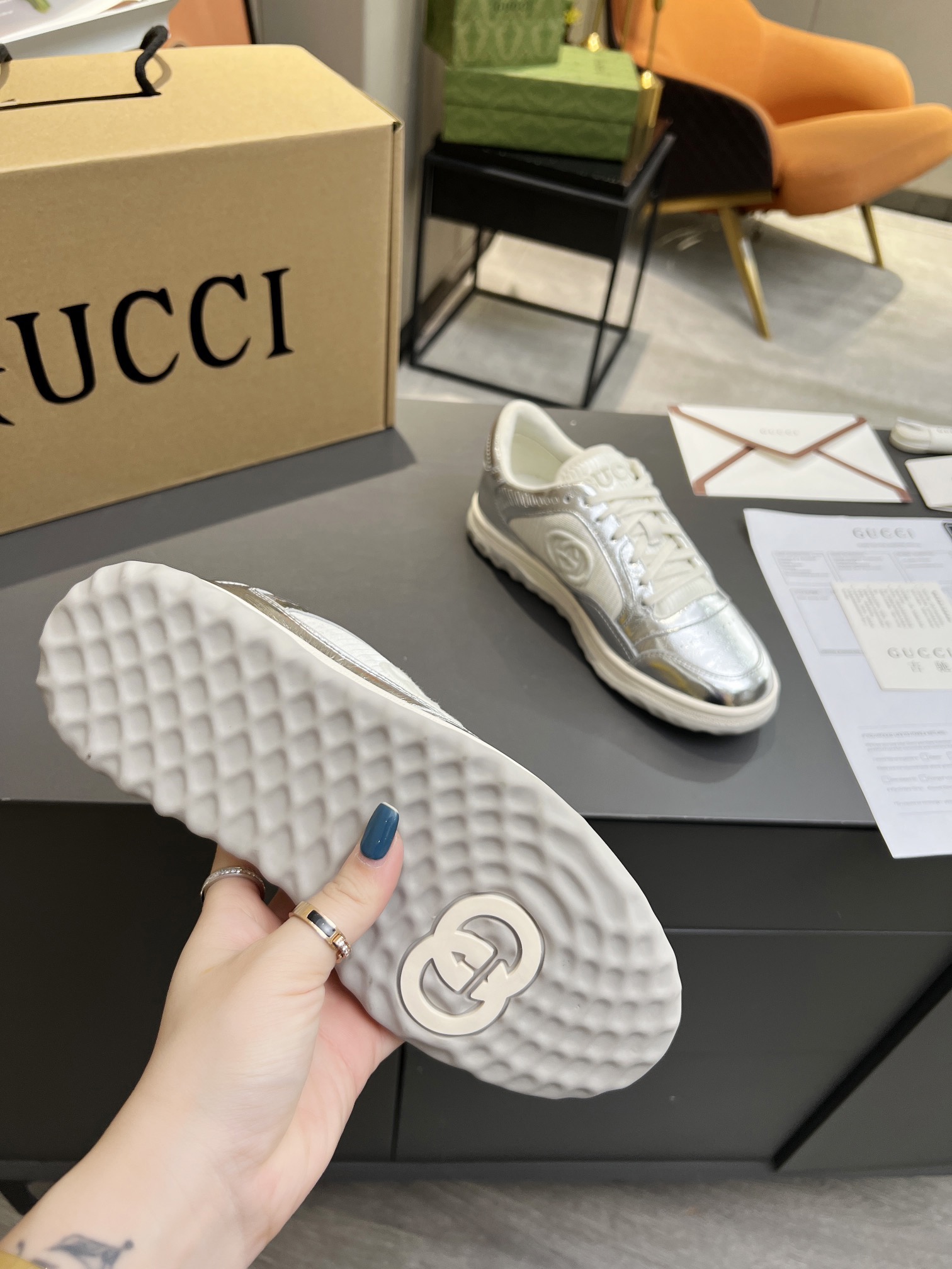 Men Women G*ucci Top Sneaker
