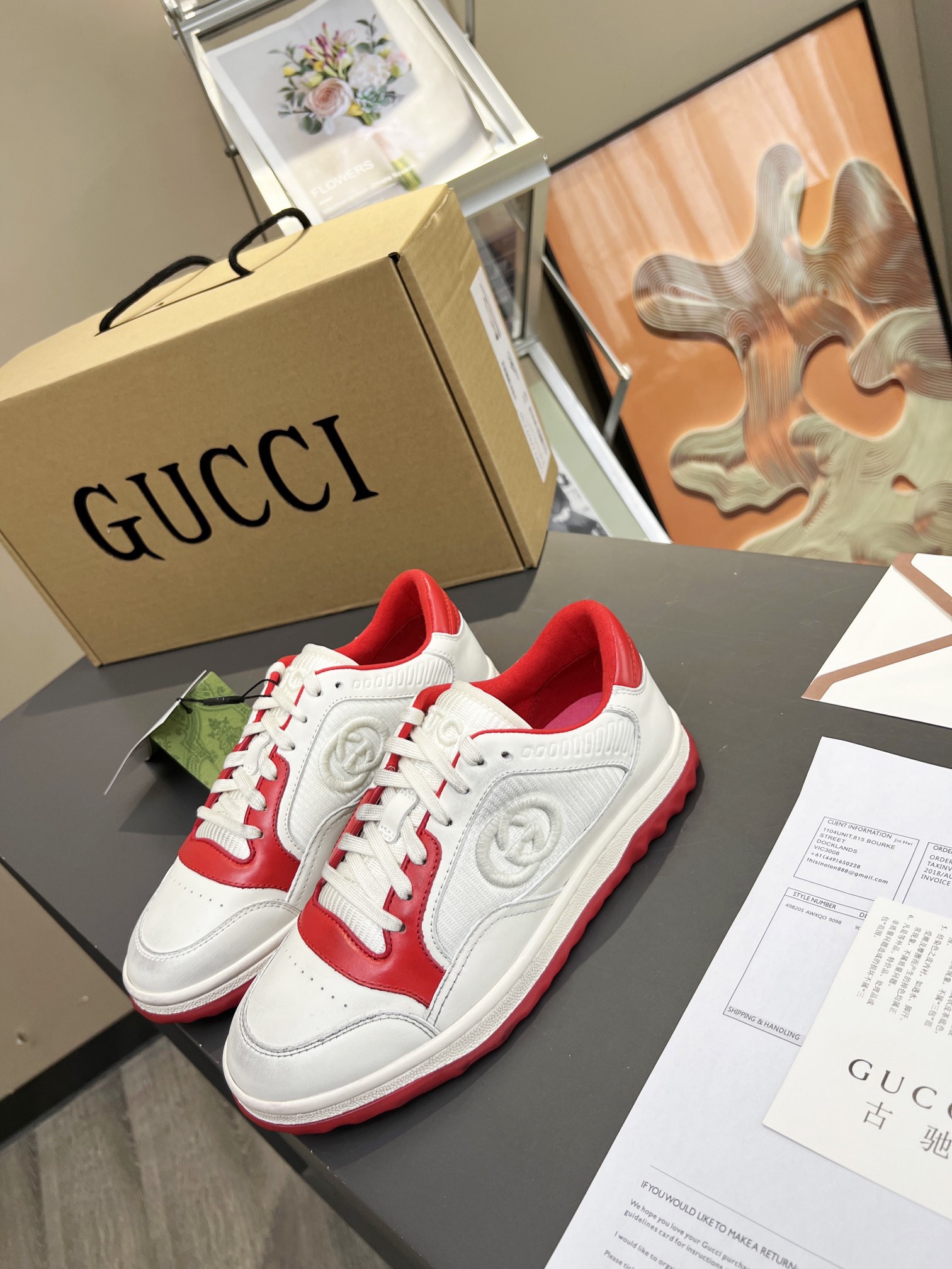 Men Women G*ucci Top Sneaker