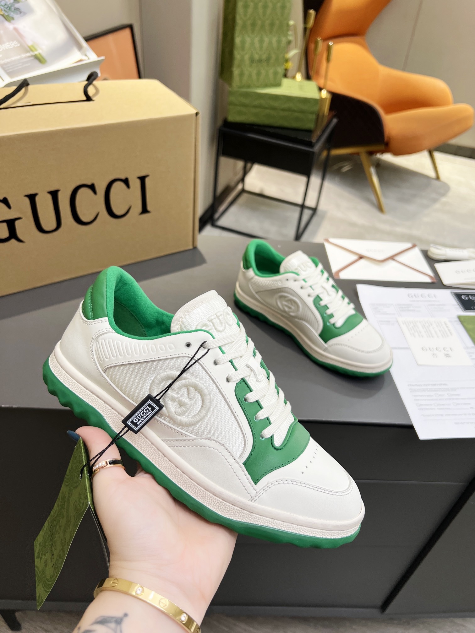 Men Women G*ucci Top Sneaker
