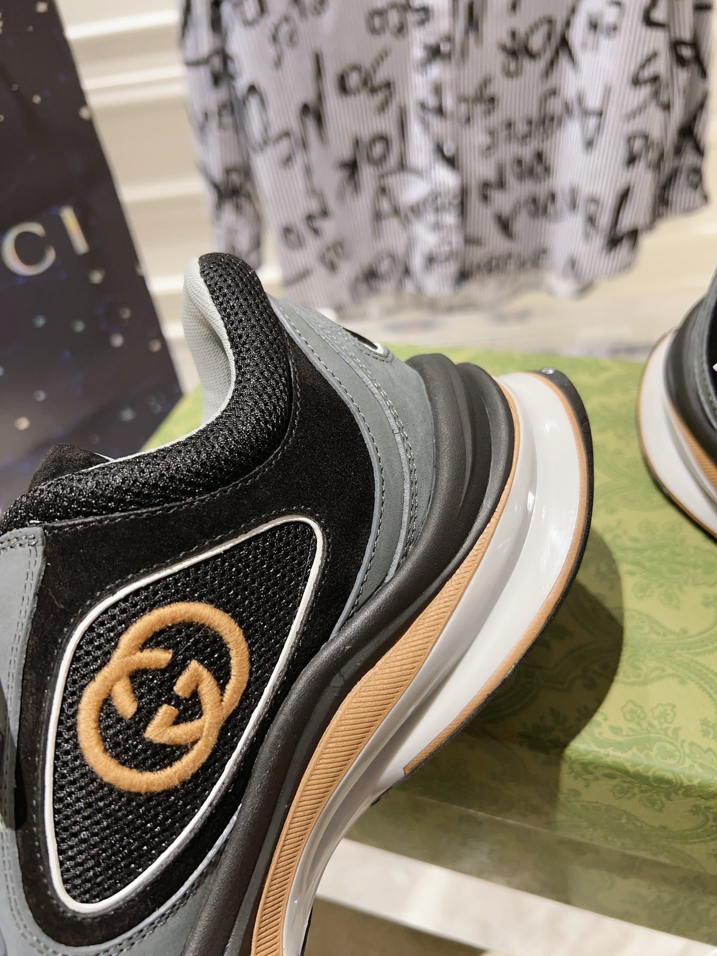 Men Women G*ucci Top Sneaker