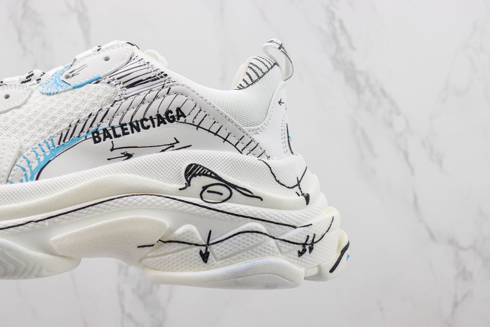 Men Women B*alenciaga Top Sneakers