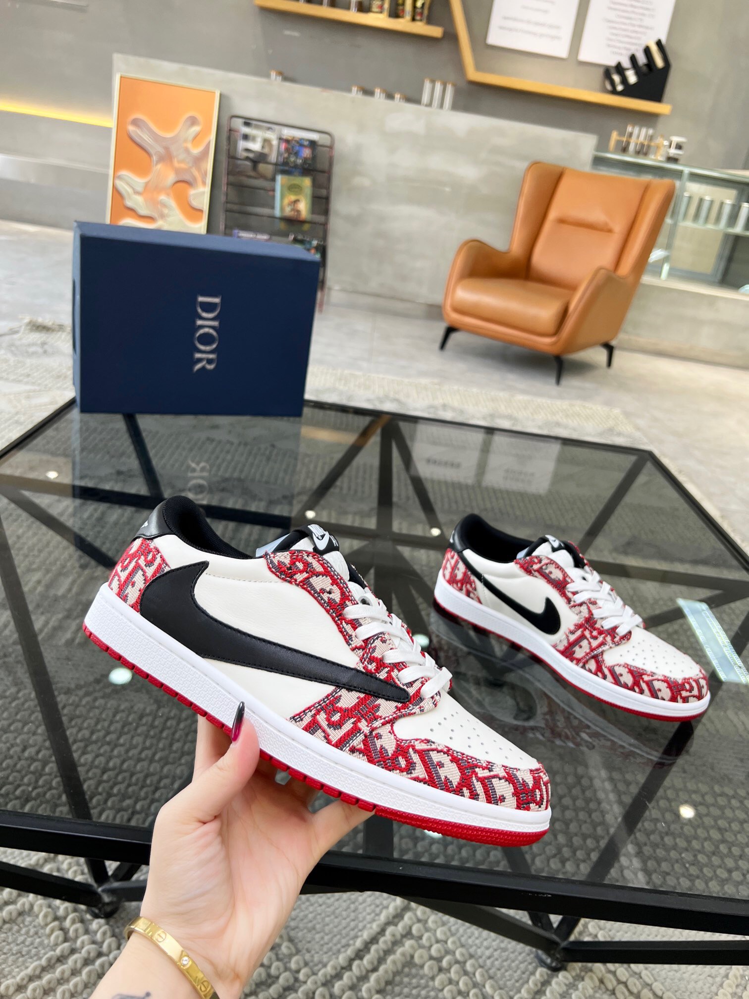 Men D*ior Top Sneakers