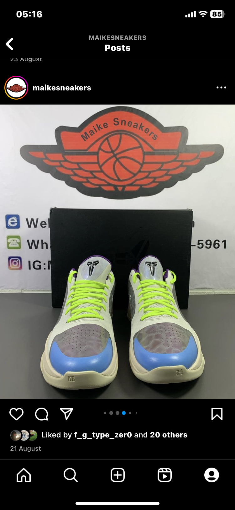 Great quality NIKE zoom Kobe 5