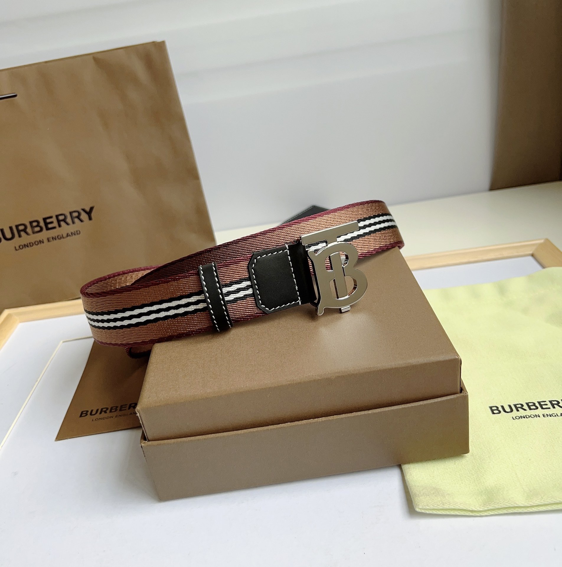 B.urberrry Belts Top Quality 35MM