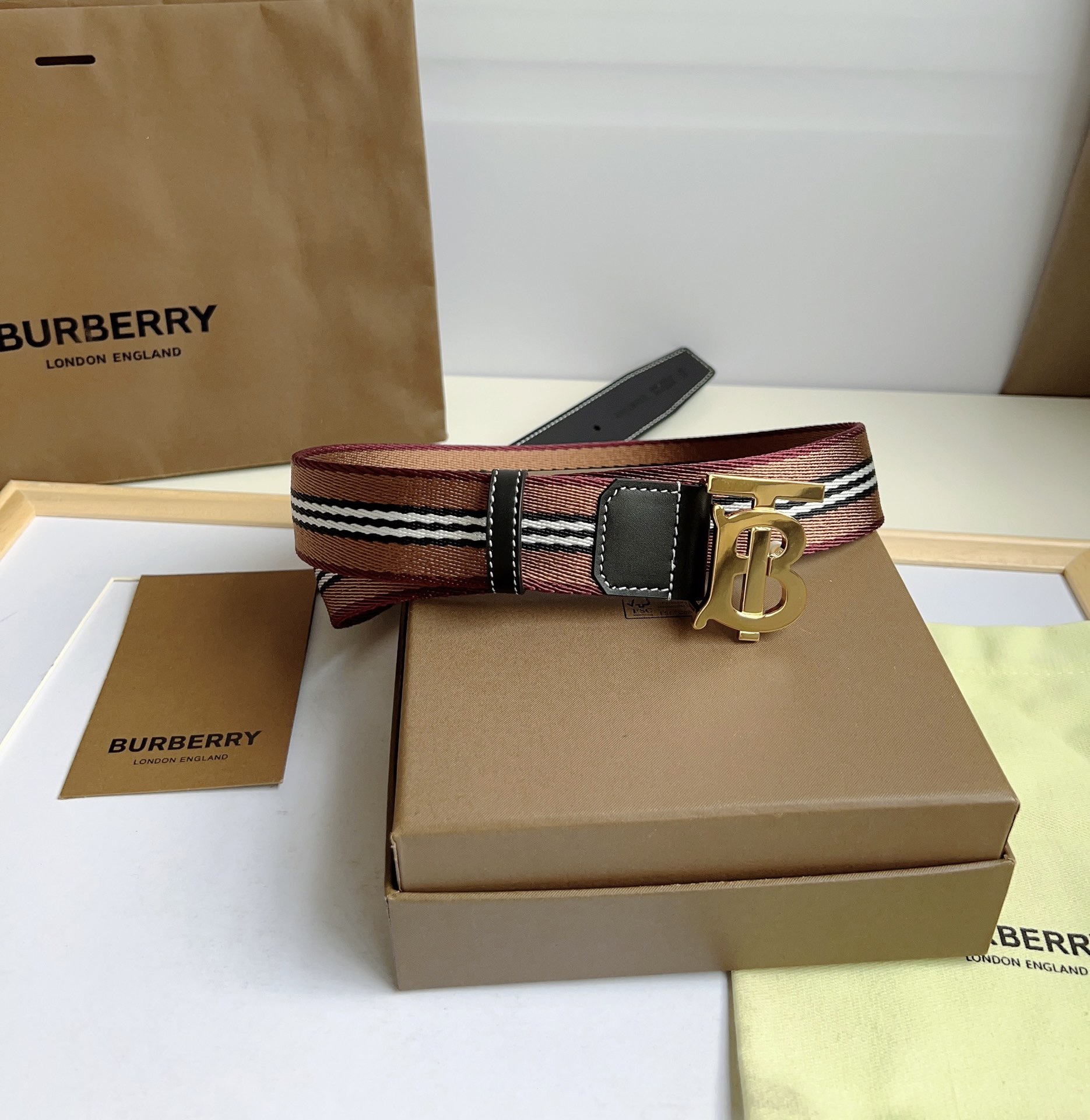 B.urberrry Belts Top Quality 35MM