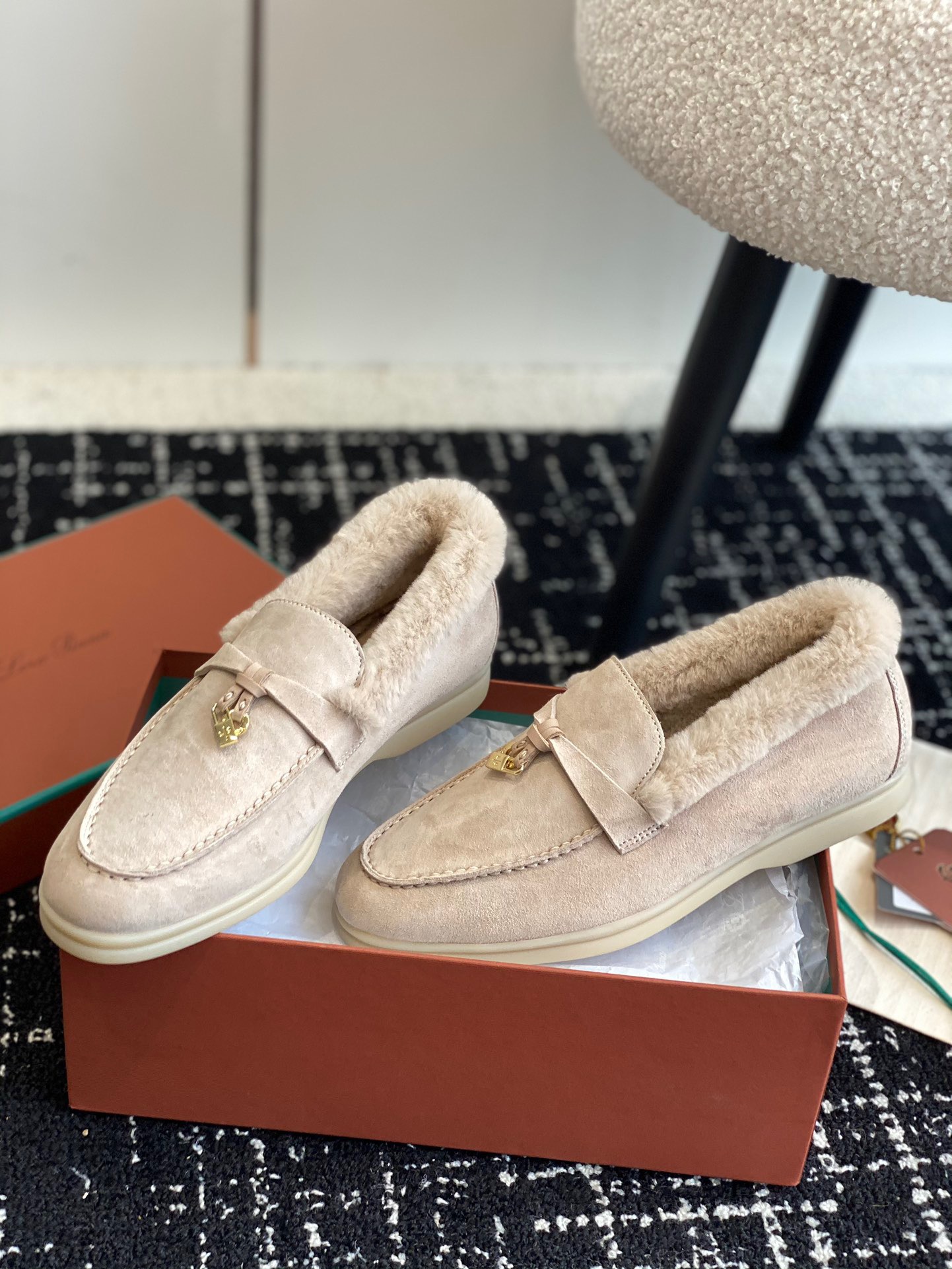 Women L*oro P*iana Top Loafer （）