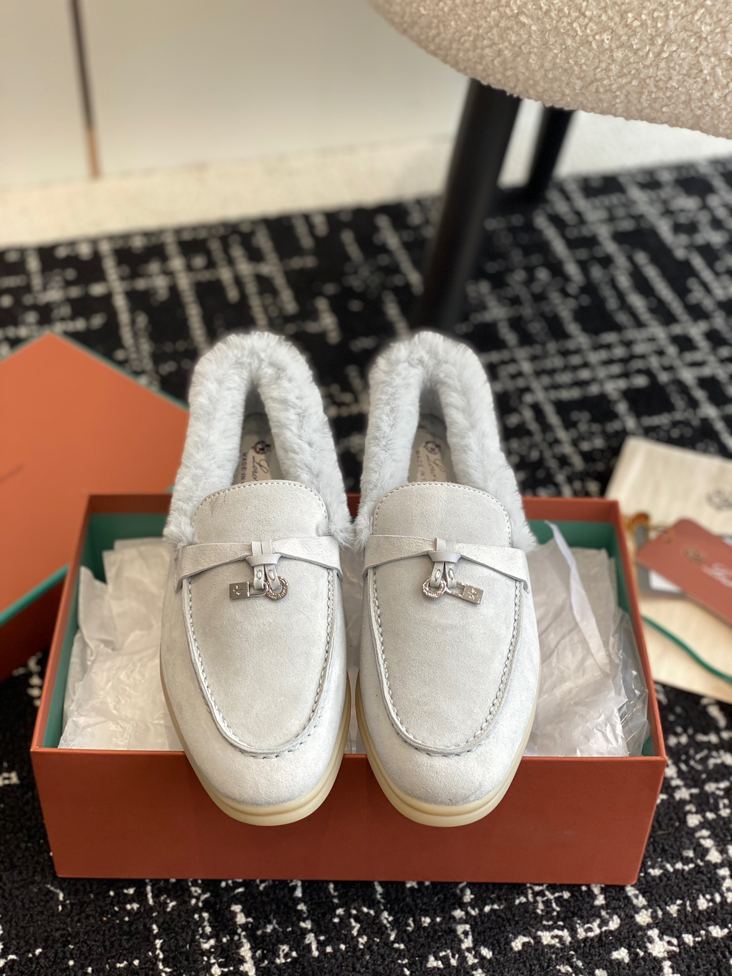 Women L*oro P*iana Top Loafer （）