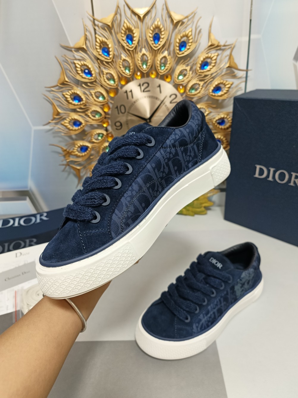 Men Women D*ior B33 Top Sneaker