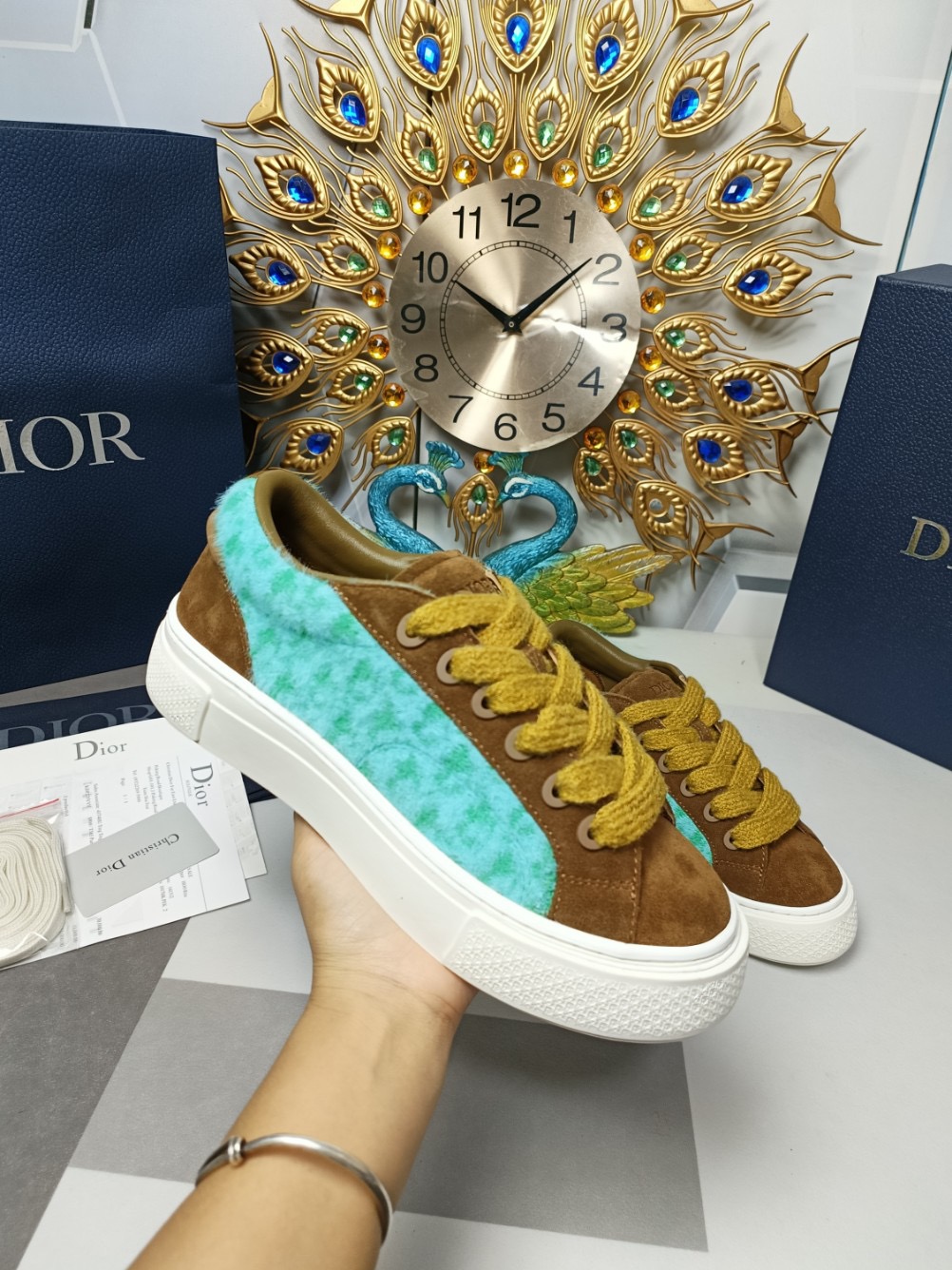 Men Women D*ior Top Sneaker