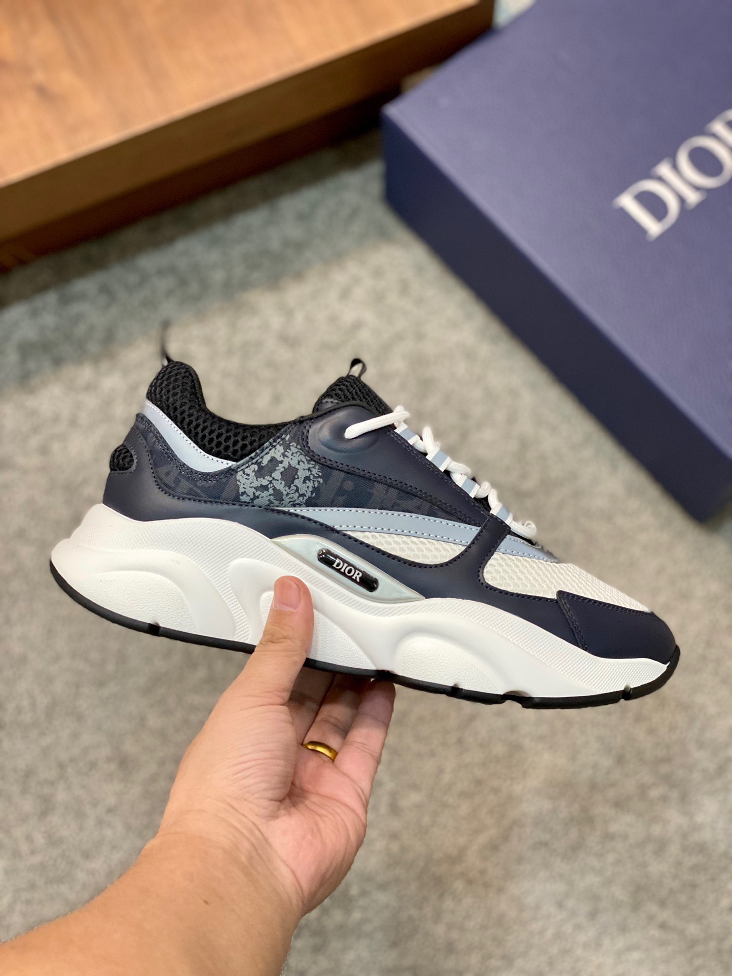 Men D*ior Top Sneaker