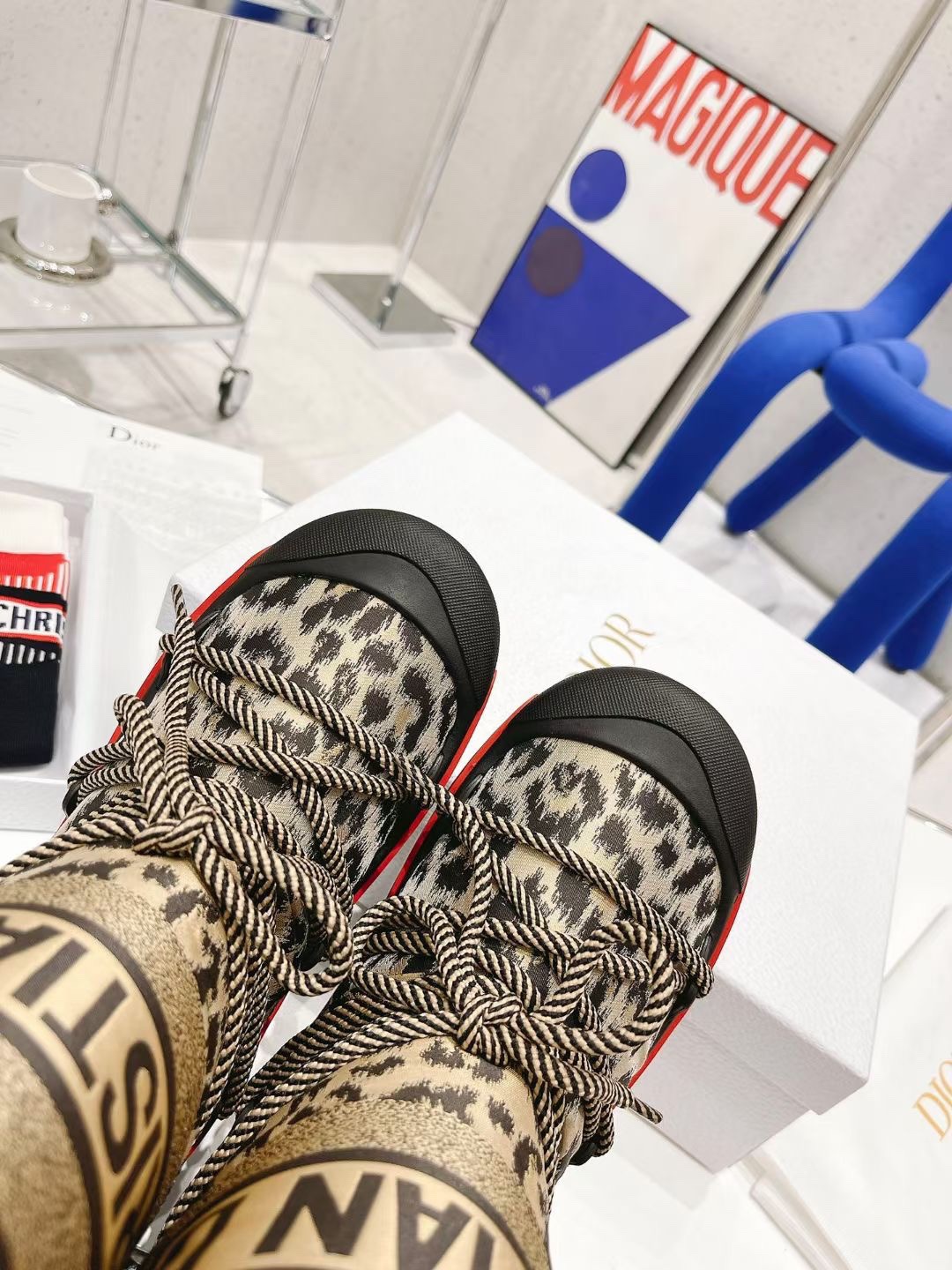 Women D*ior Top Sneaker