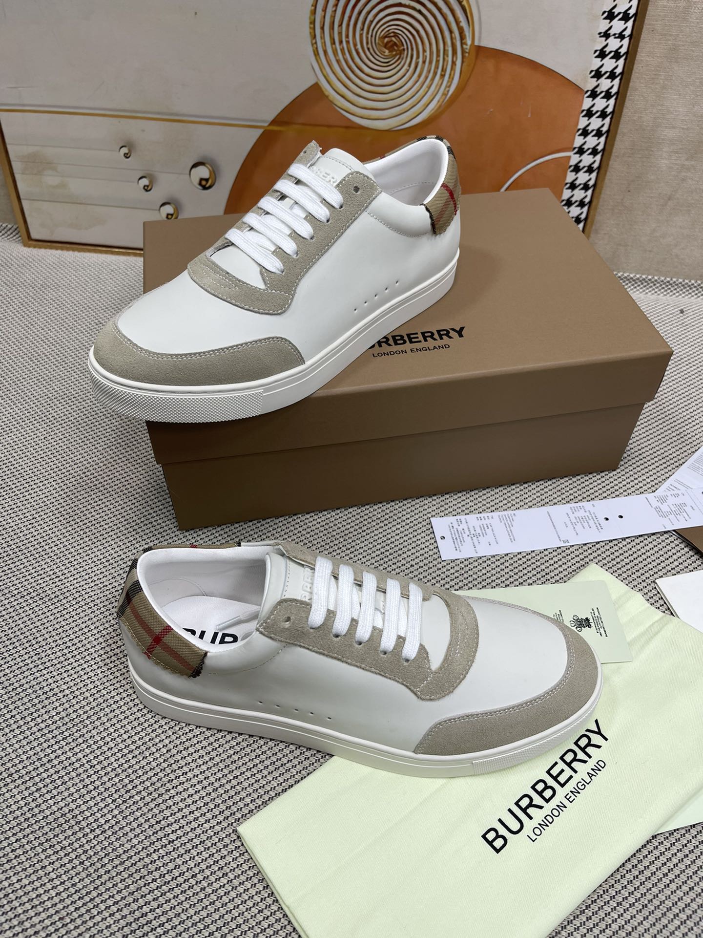 Men B*urberry Top Sneaker