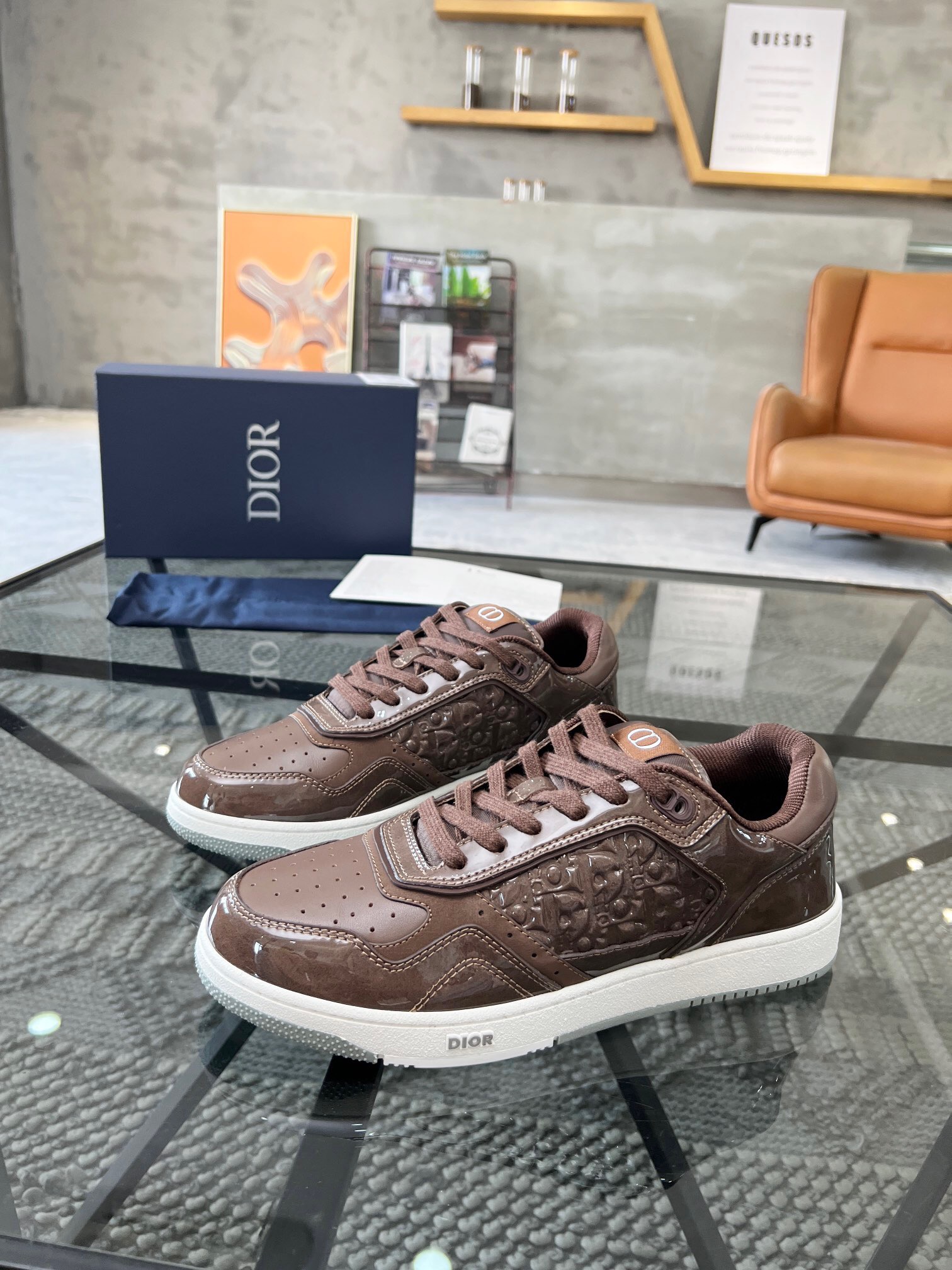 Men Women D*ior Top Sneaker