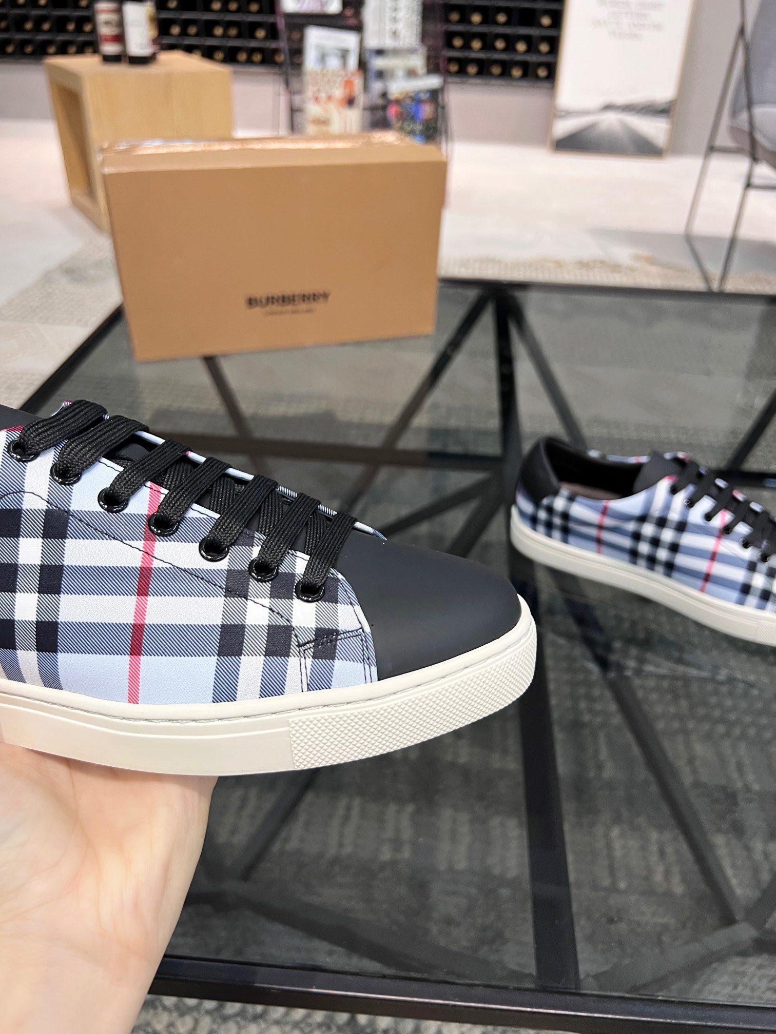 Men B*urberry Top Sneaker