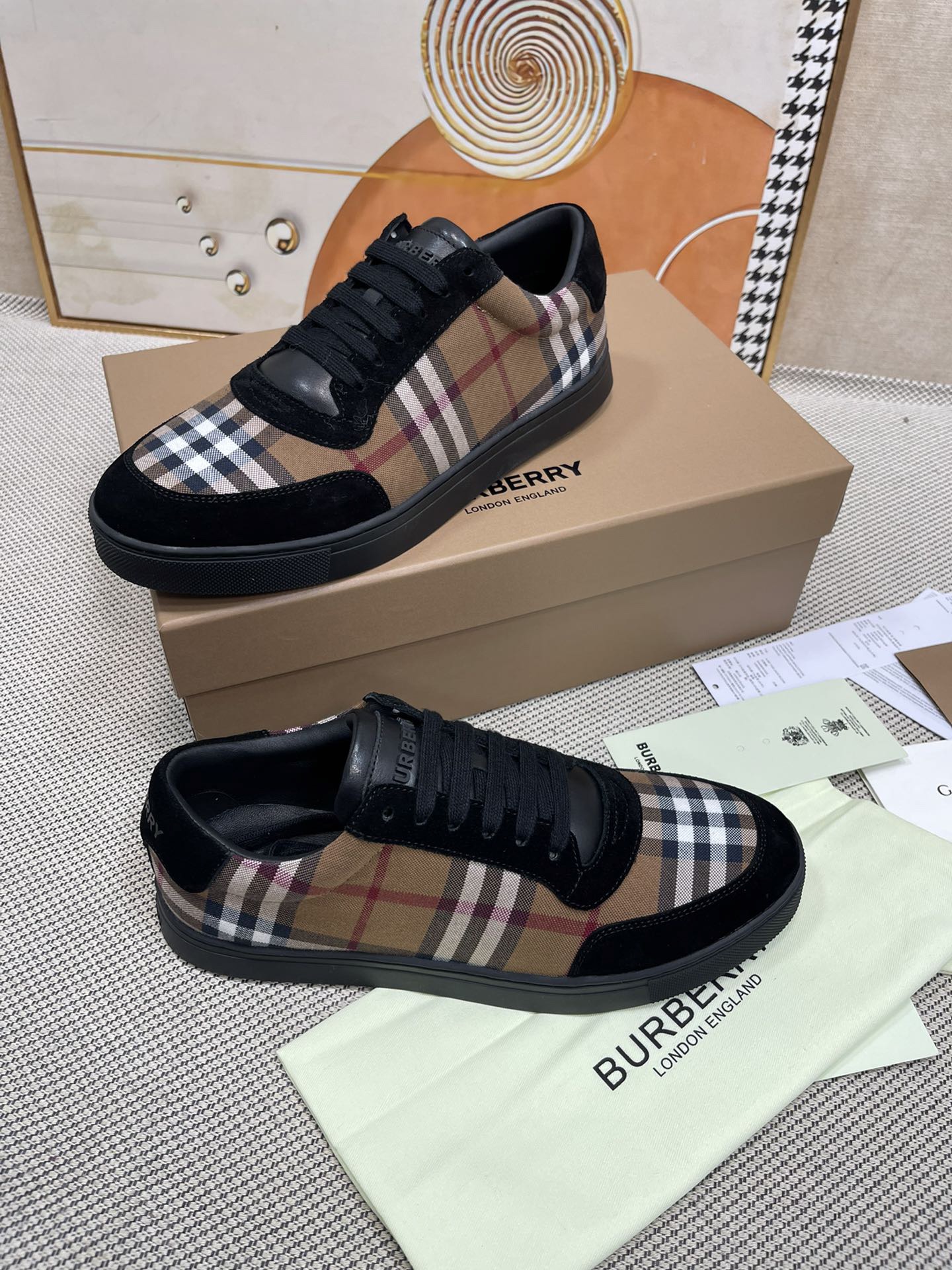 Men B*urberry Top Sneaker