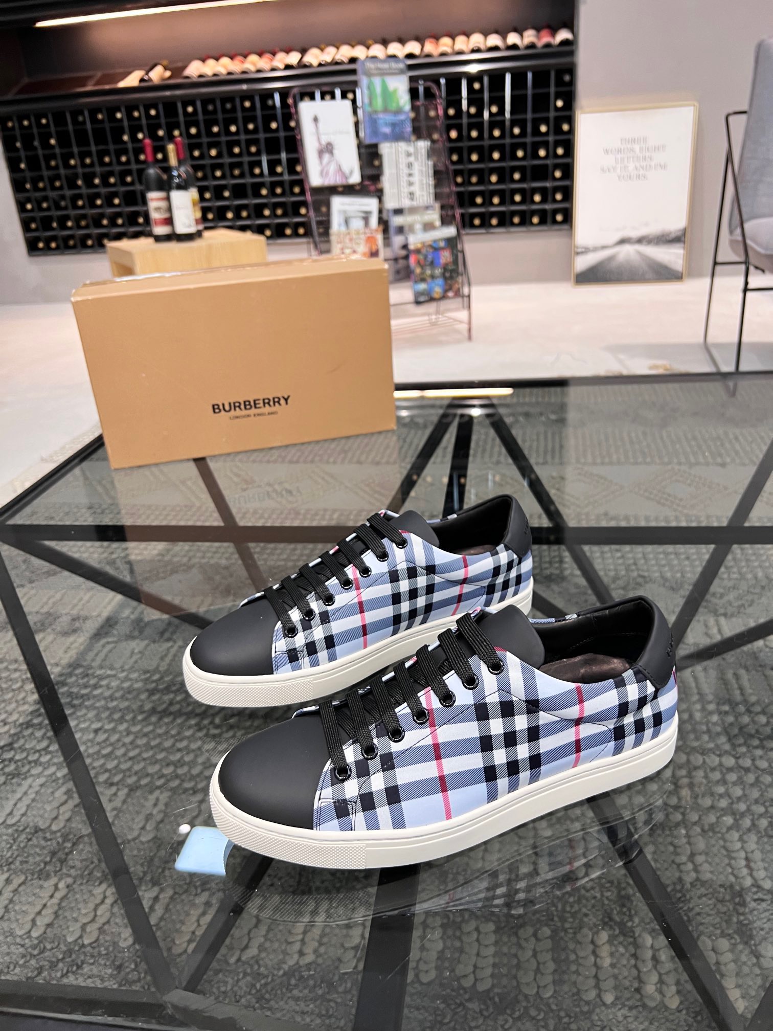 Men B*urberry Top Sneaker