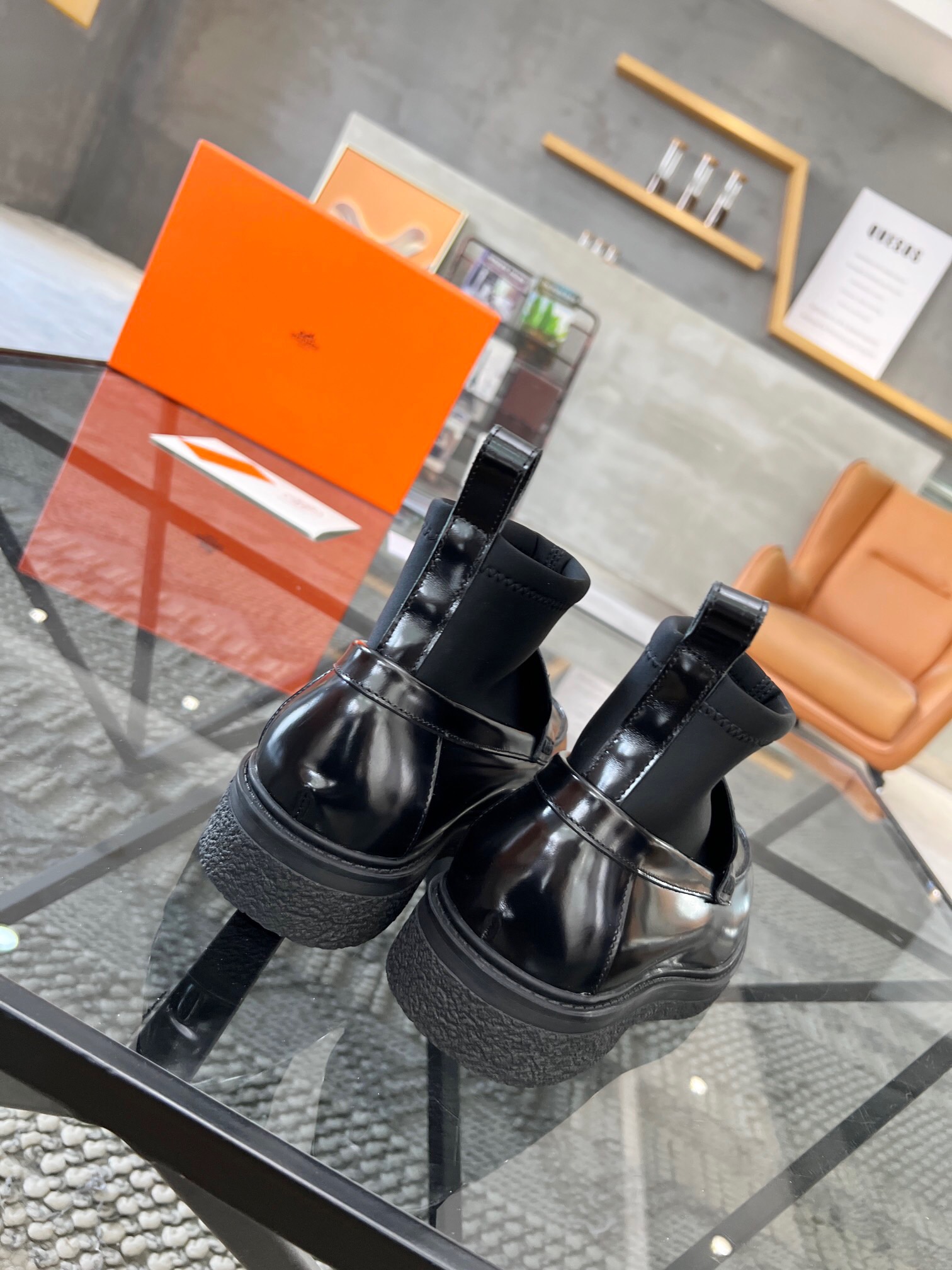 Men  H*ermes Top Sneaker