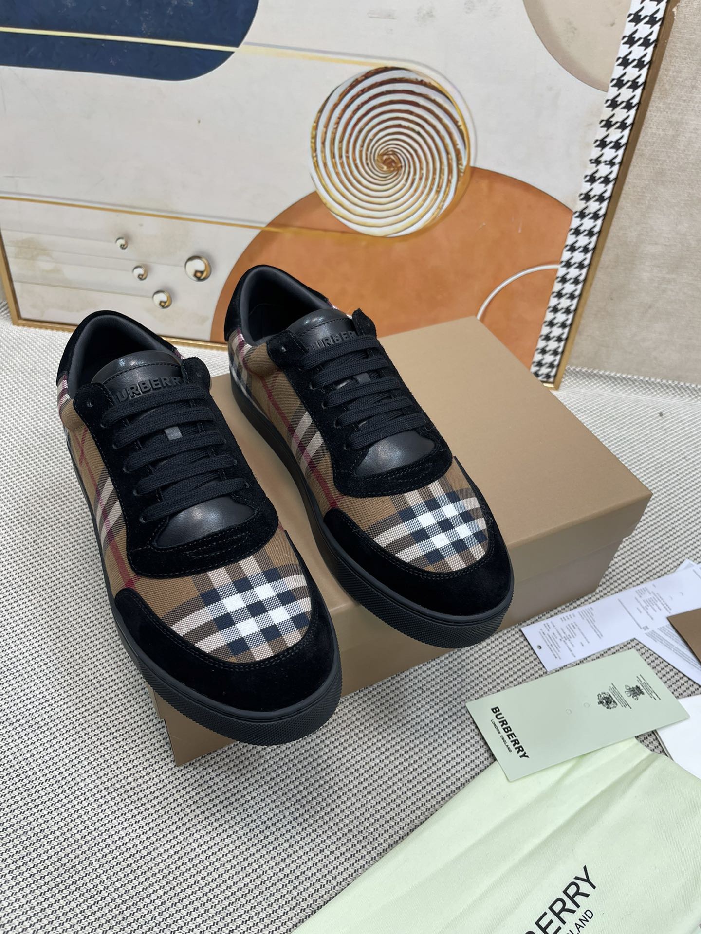 Men B*urberry Top Sneaker