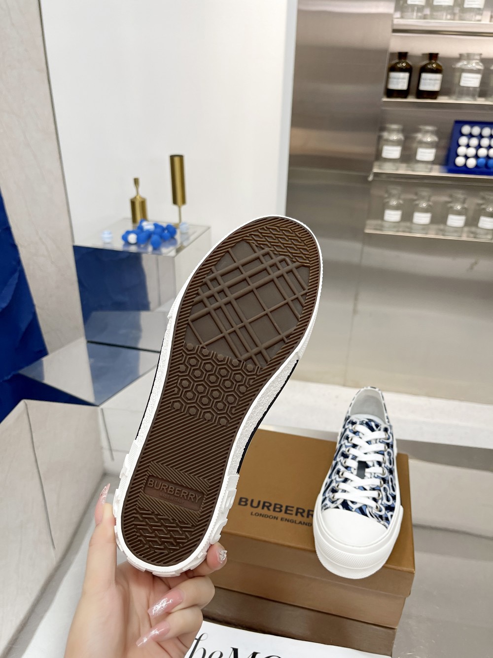 Men B*urberry Top Sneaker