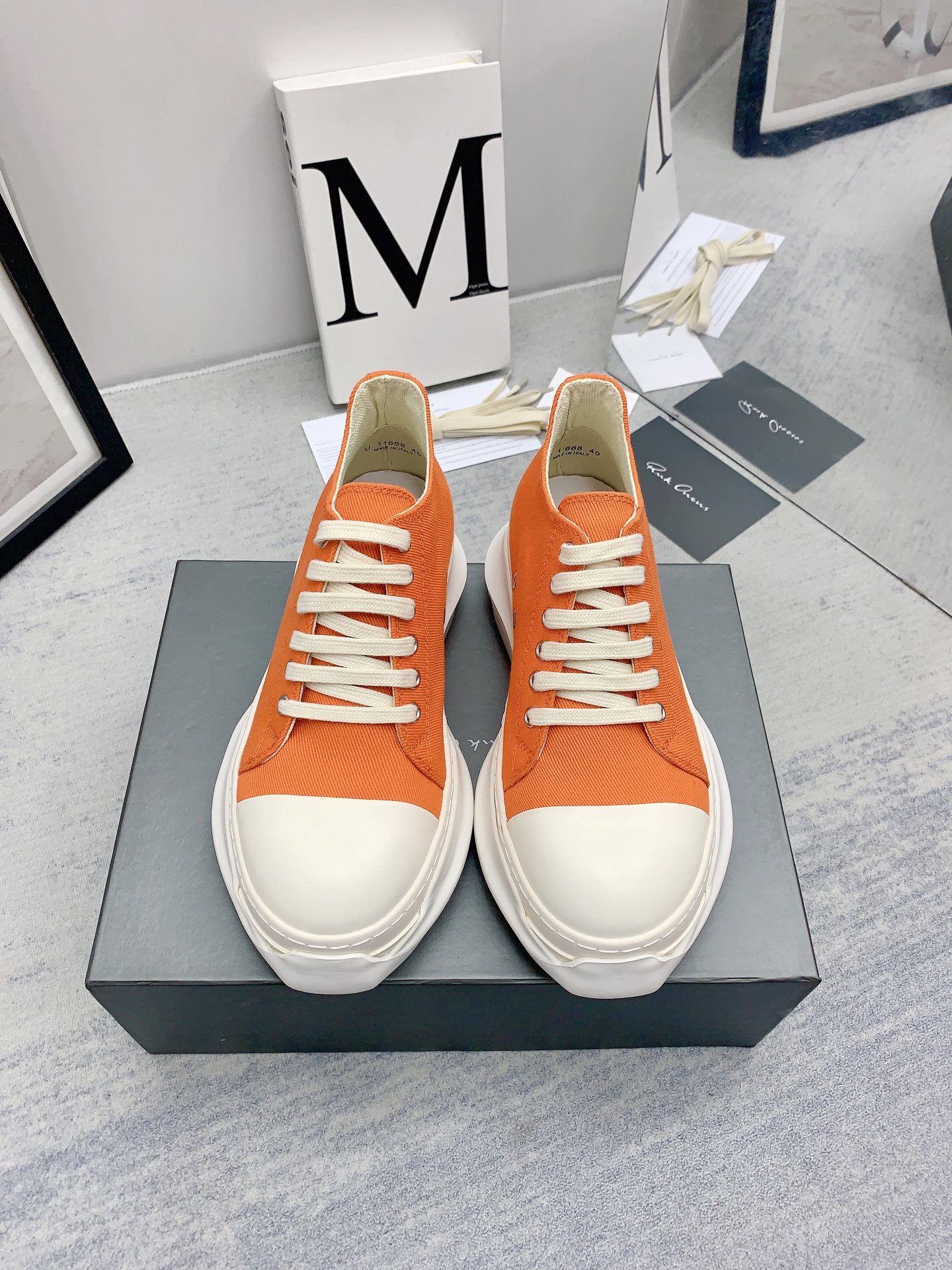 Men Women R*ick O*wens Top Sneaker