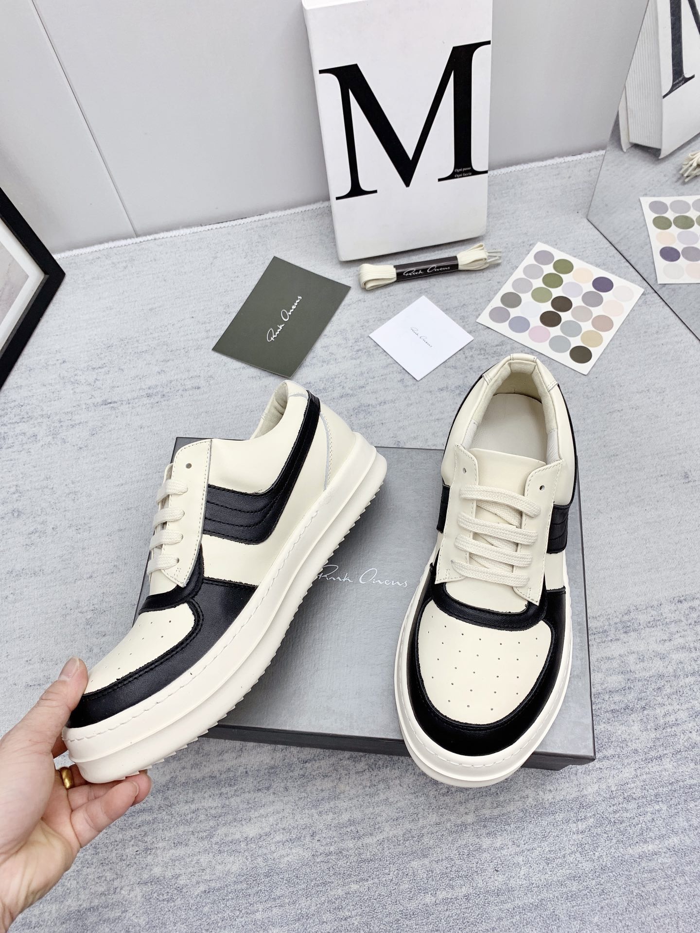 Men Women R*ick O*wens Top Sneaker