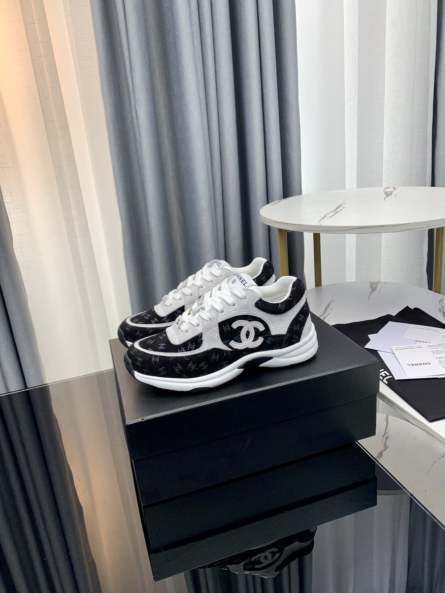 Men Women C*hanel Top Sneaker