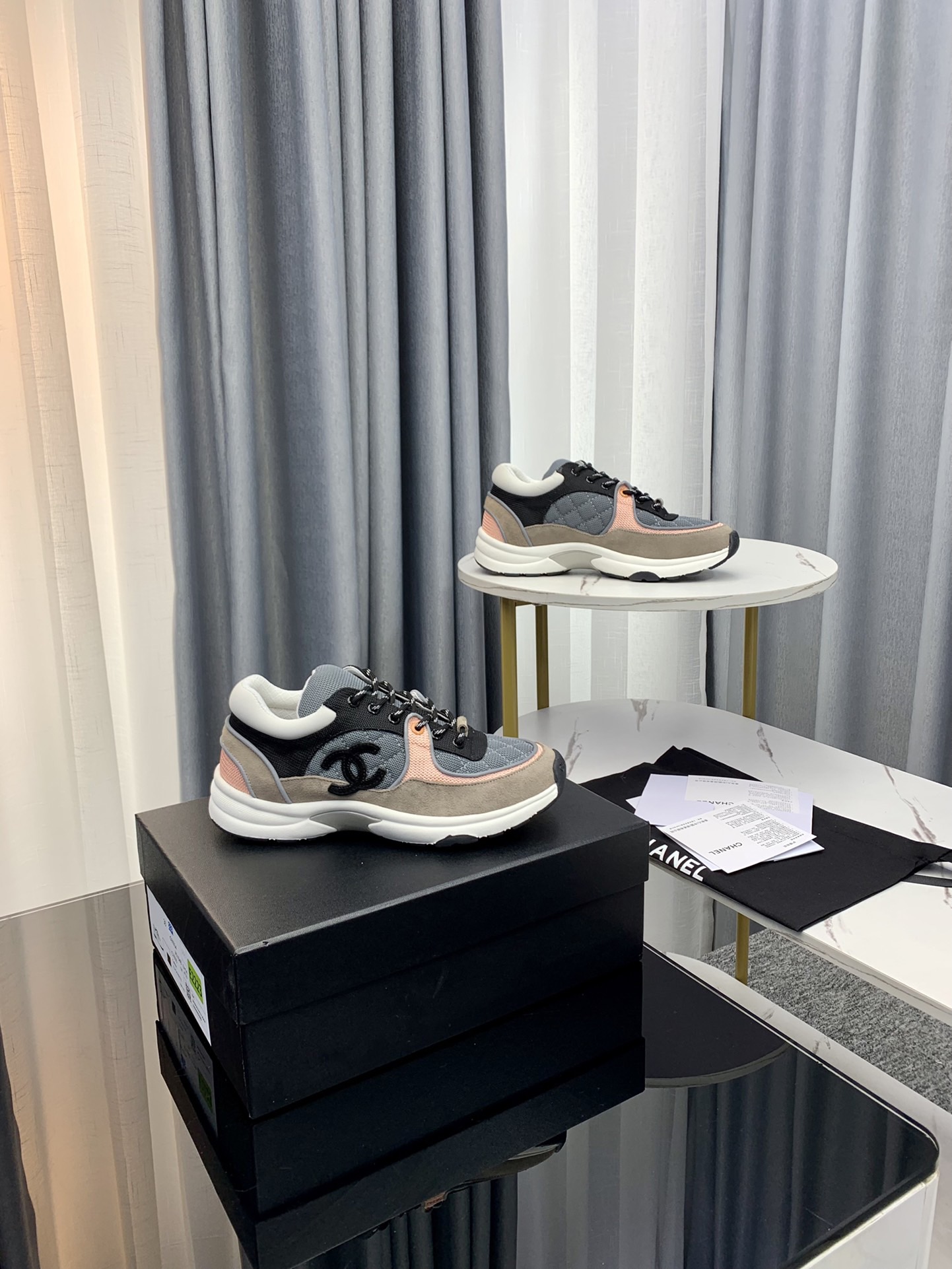 Men Women C*hanel Top Sneaker