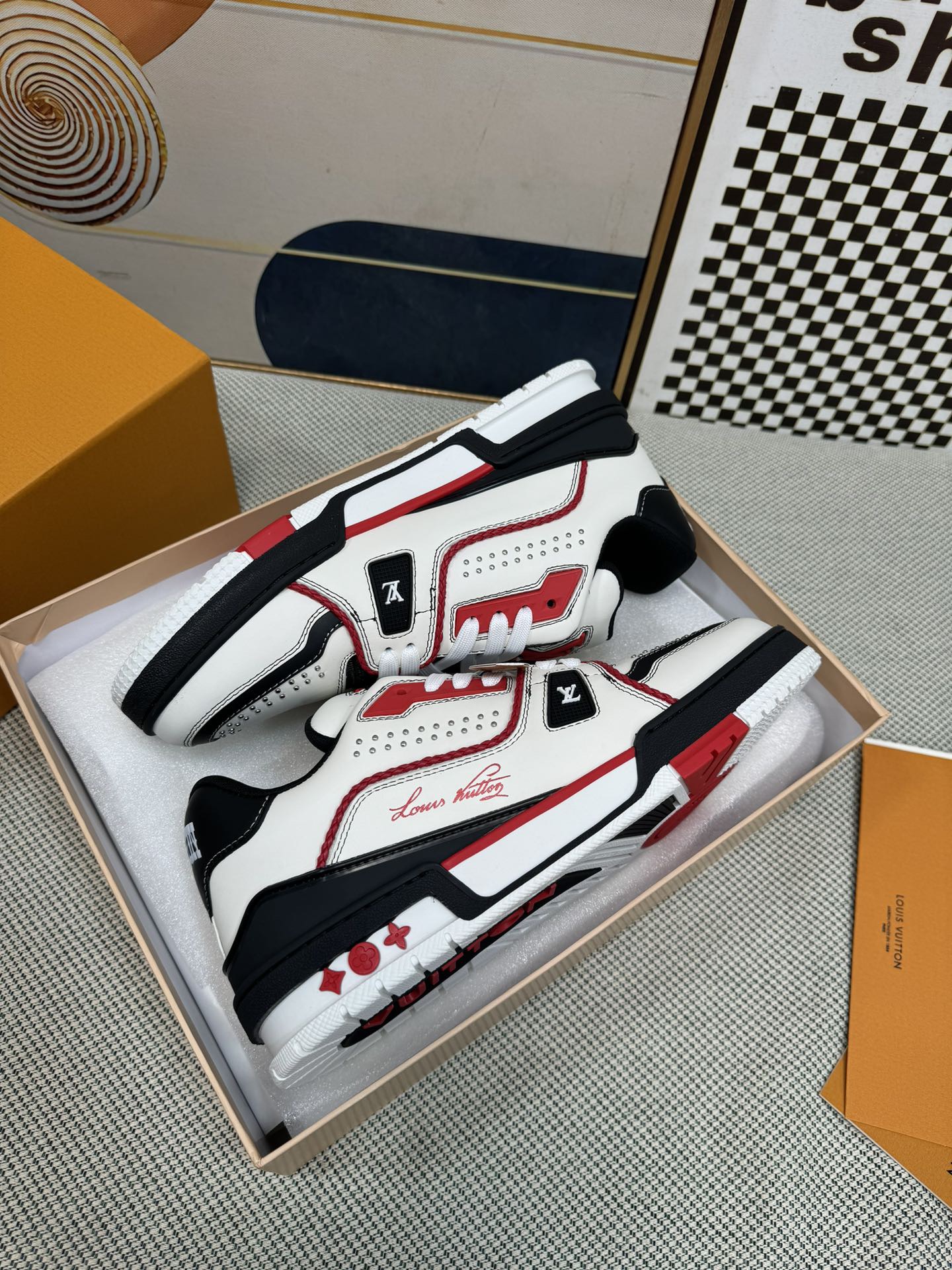 Men Women L*ouis V*uitton Top Sneaker L*V Trainer