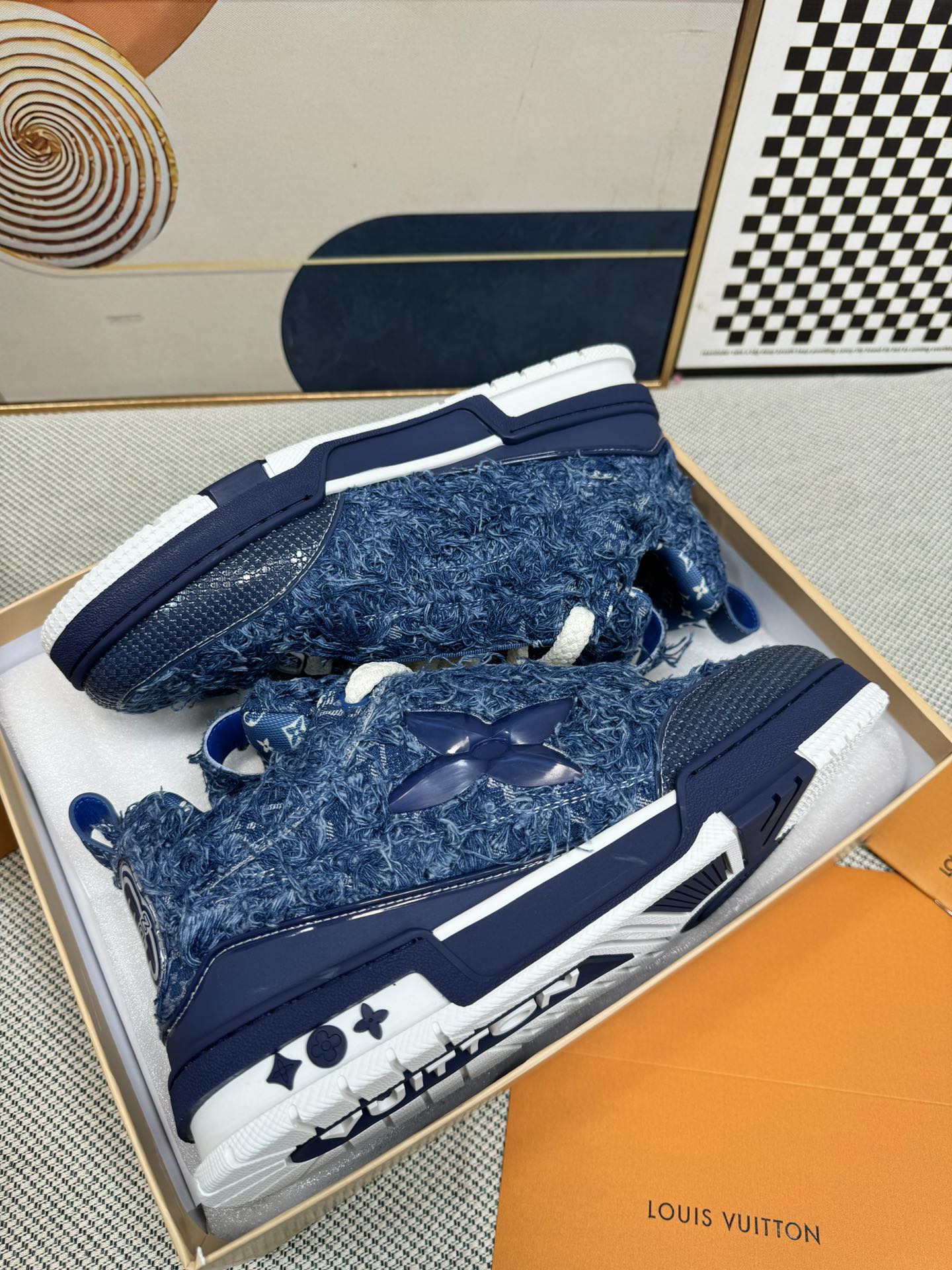 Men Women L*ouis V*uitton Top Sneaker L*V Trainer