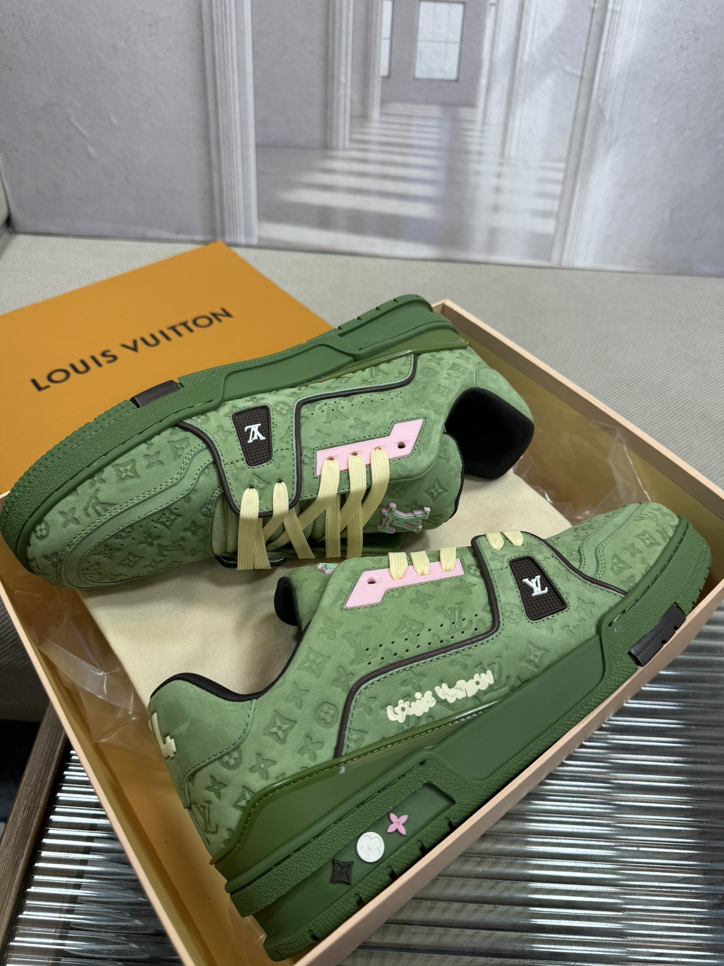 Men Women L*ouis V*uitton Top Sneaker L*V Trainer