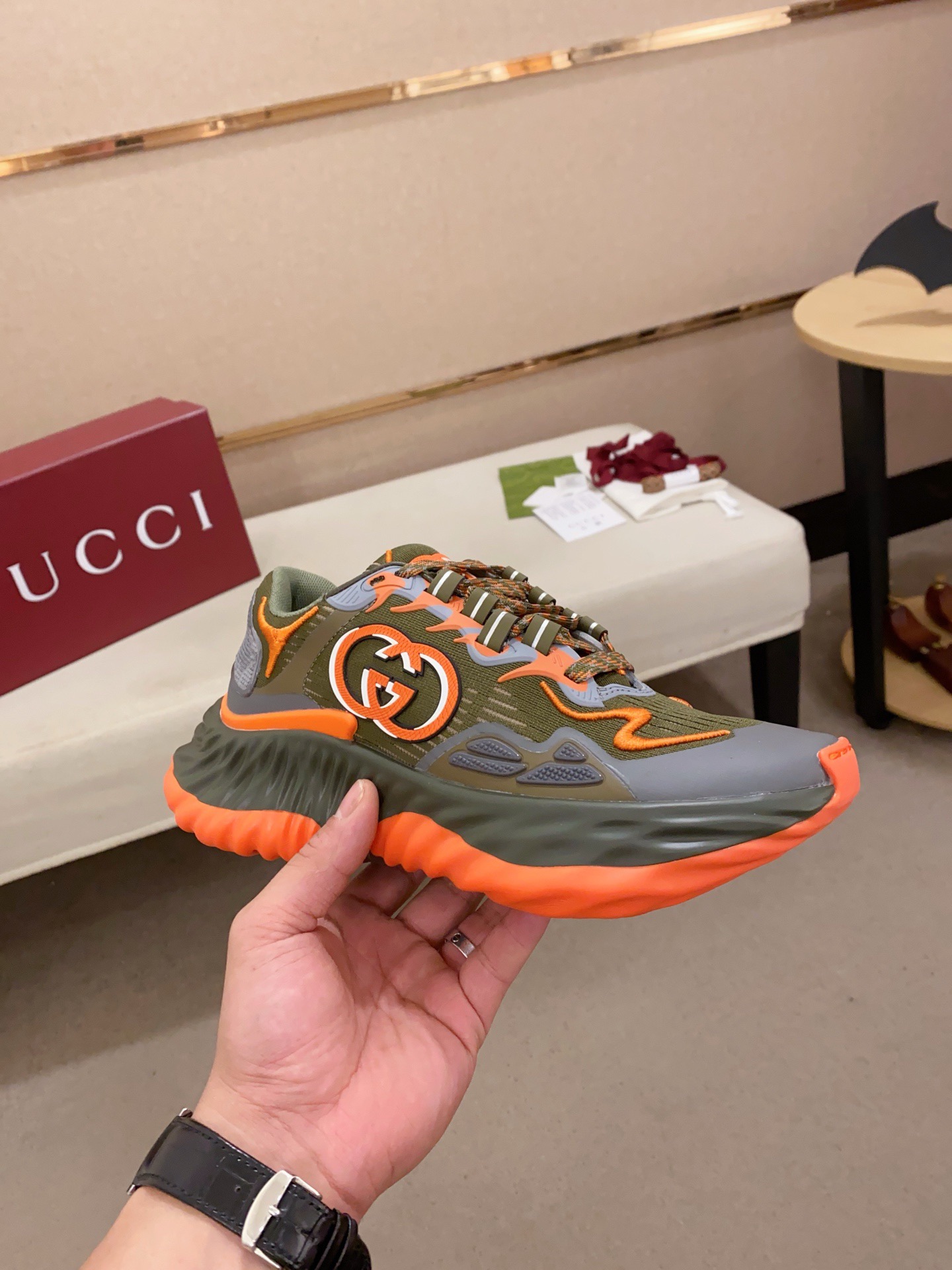 Men Women G*ucci Top Sneaker