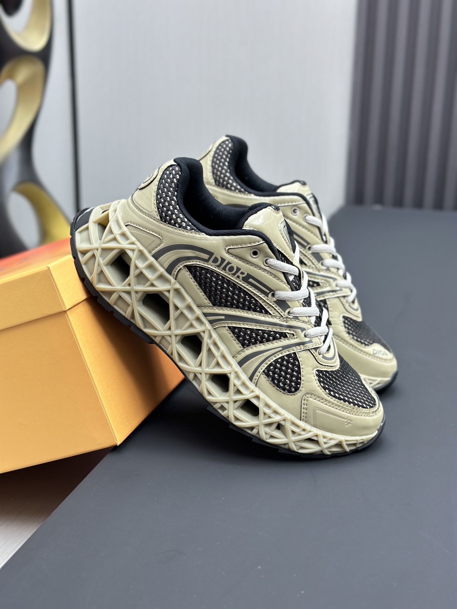 Men D*ior Top Sneaker（）