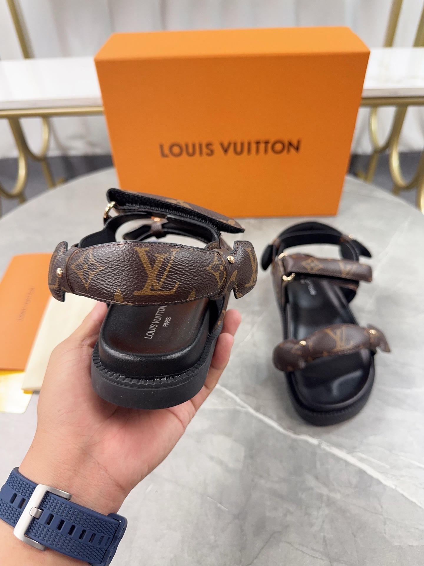 Women L*ouis V*uitton Top Sandals